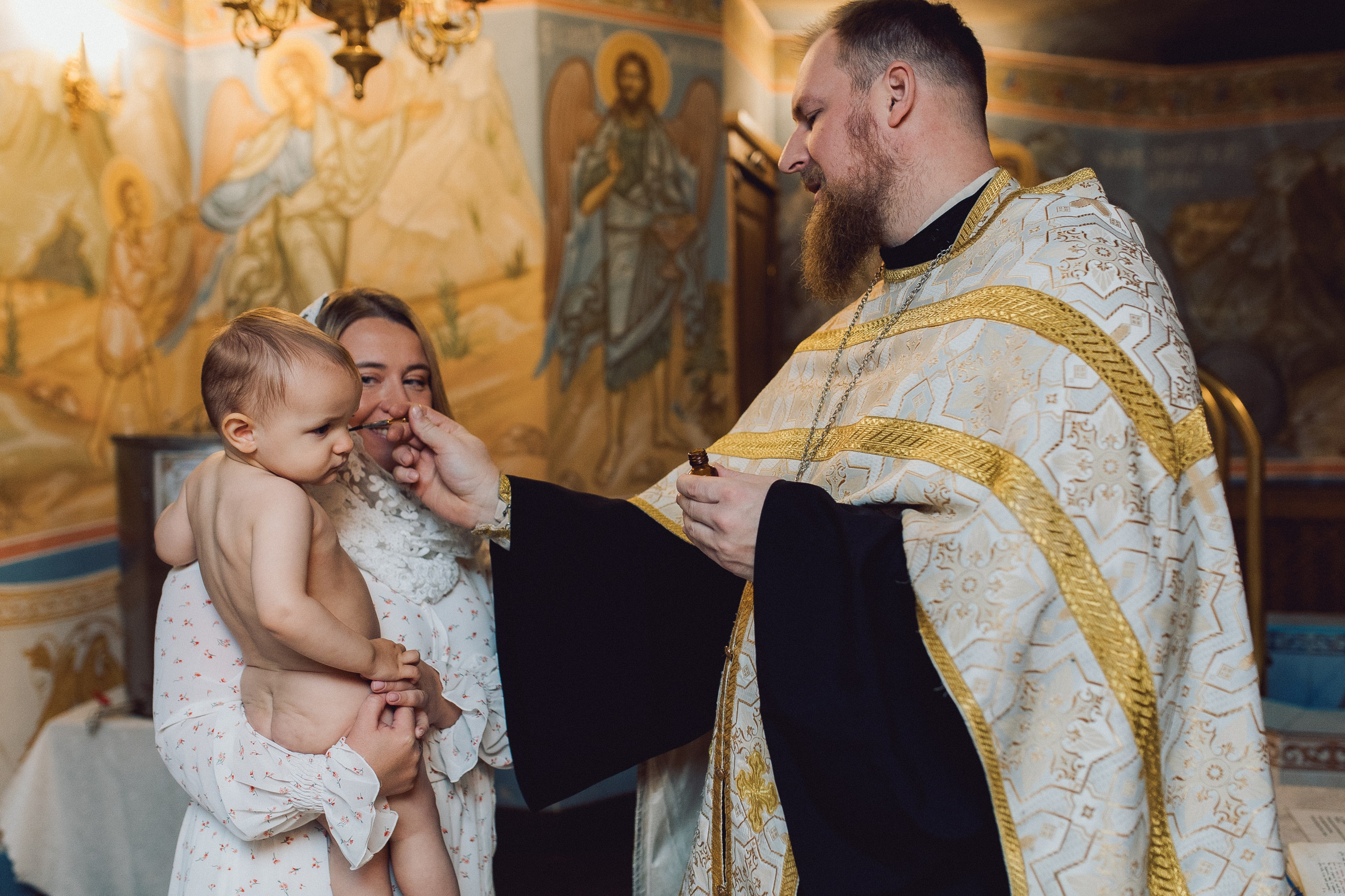 Крещение в Троицком соборе