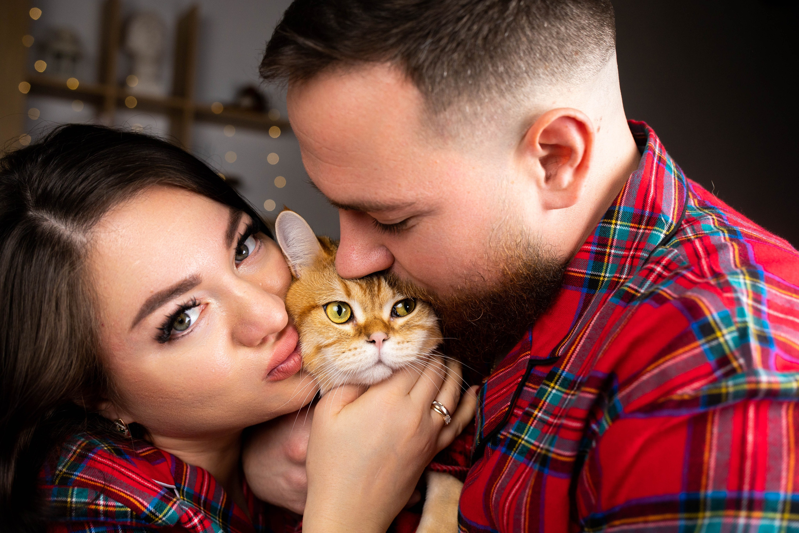 Фотосессия семейная «Новый год c пушистиком». Фотограф в Крыму Татьяна Барицкая ЕНОТИКА