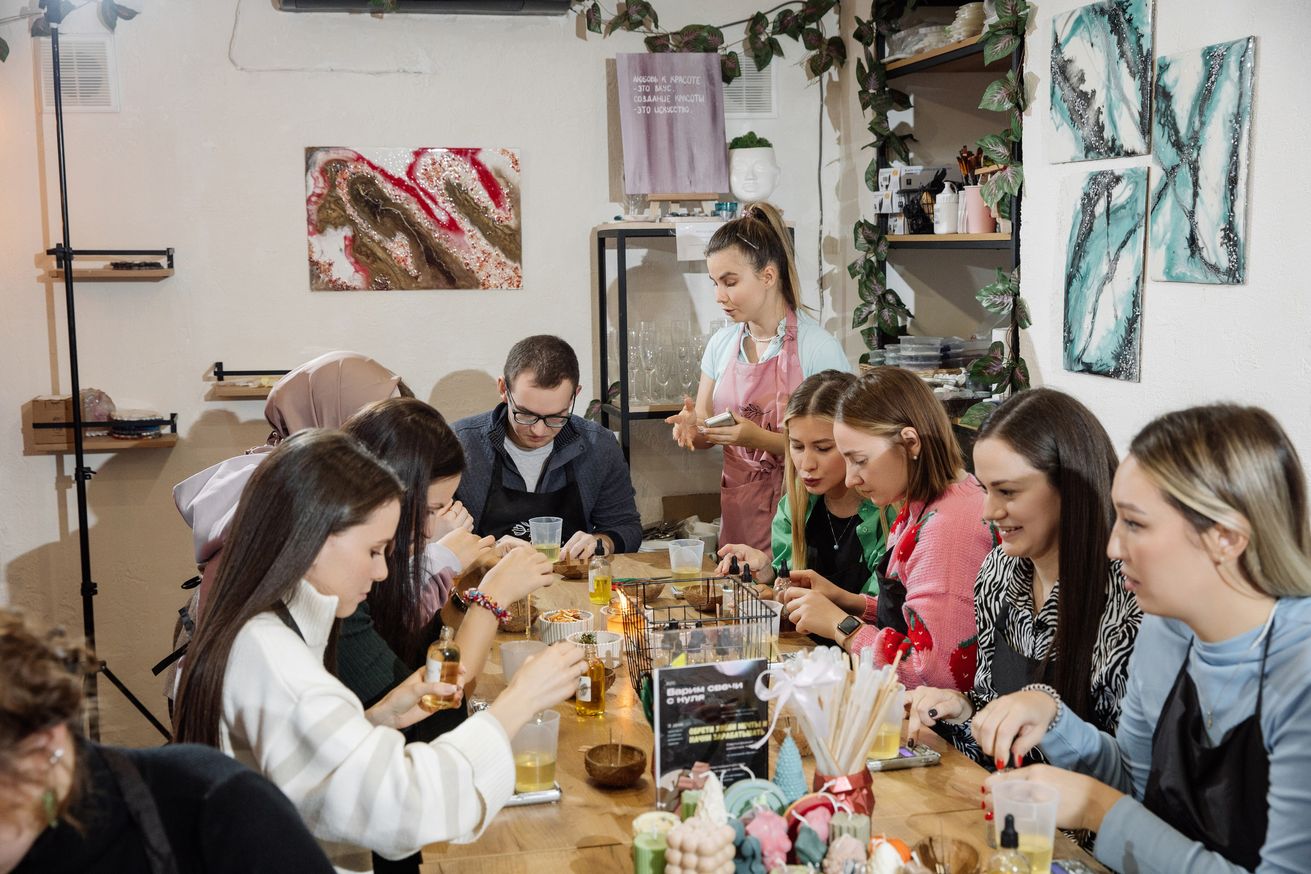 Корпоратив компании Технологии Доверия Аудит — творчество с AROMALAGE