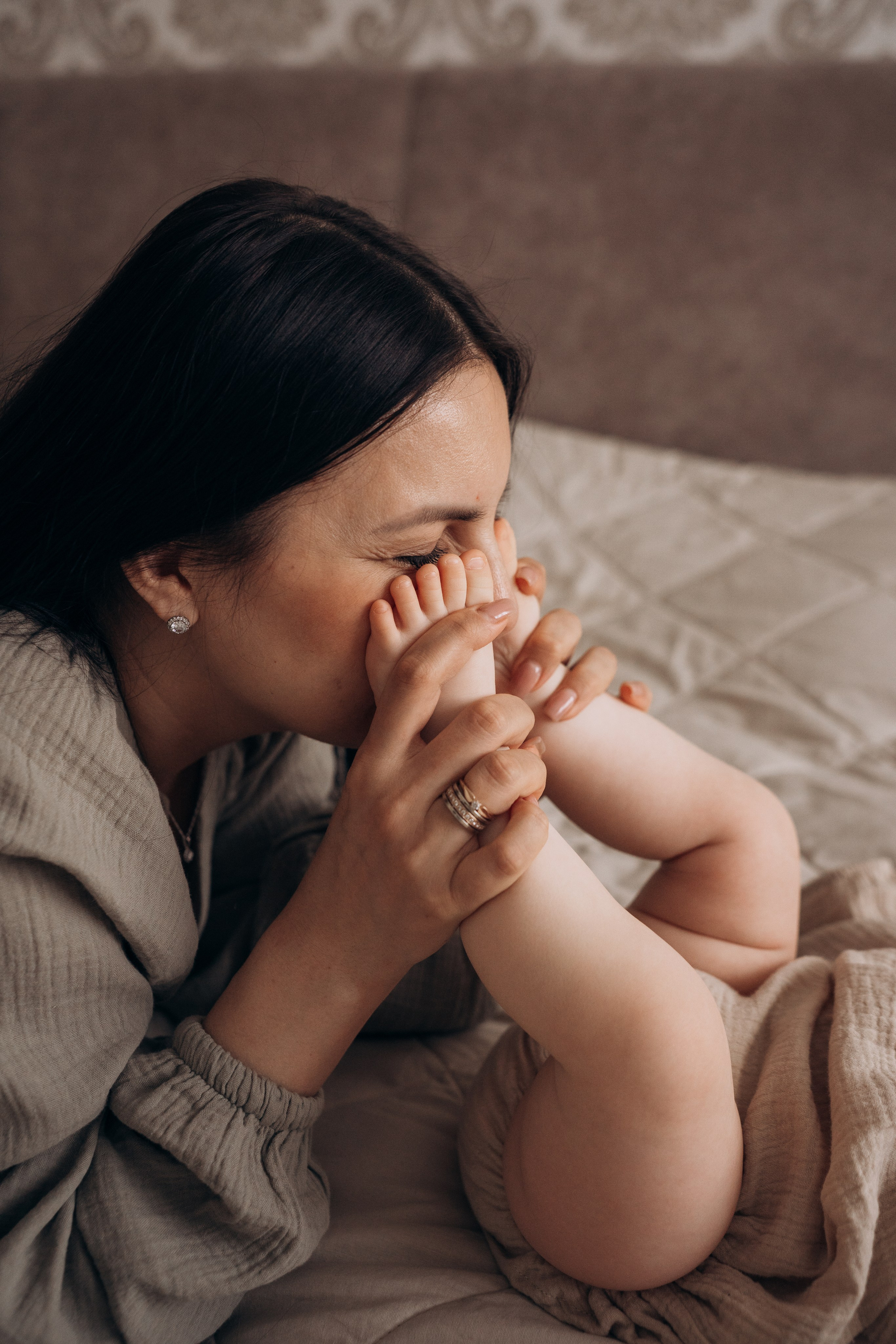 Семейные истории. Фотограф Новорожденных в Москве. Семейные истории в стиле LIFE