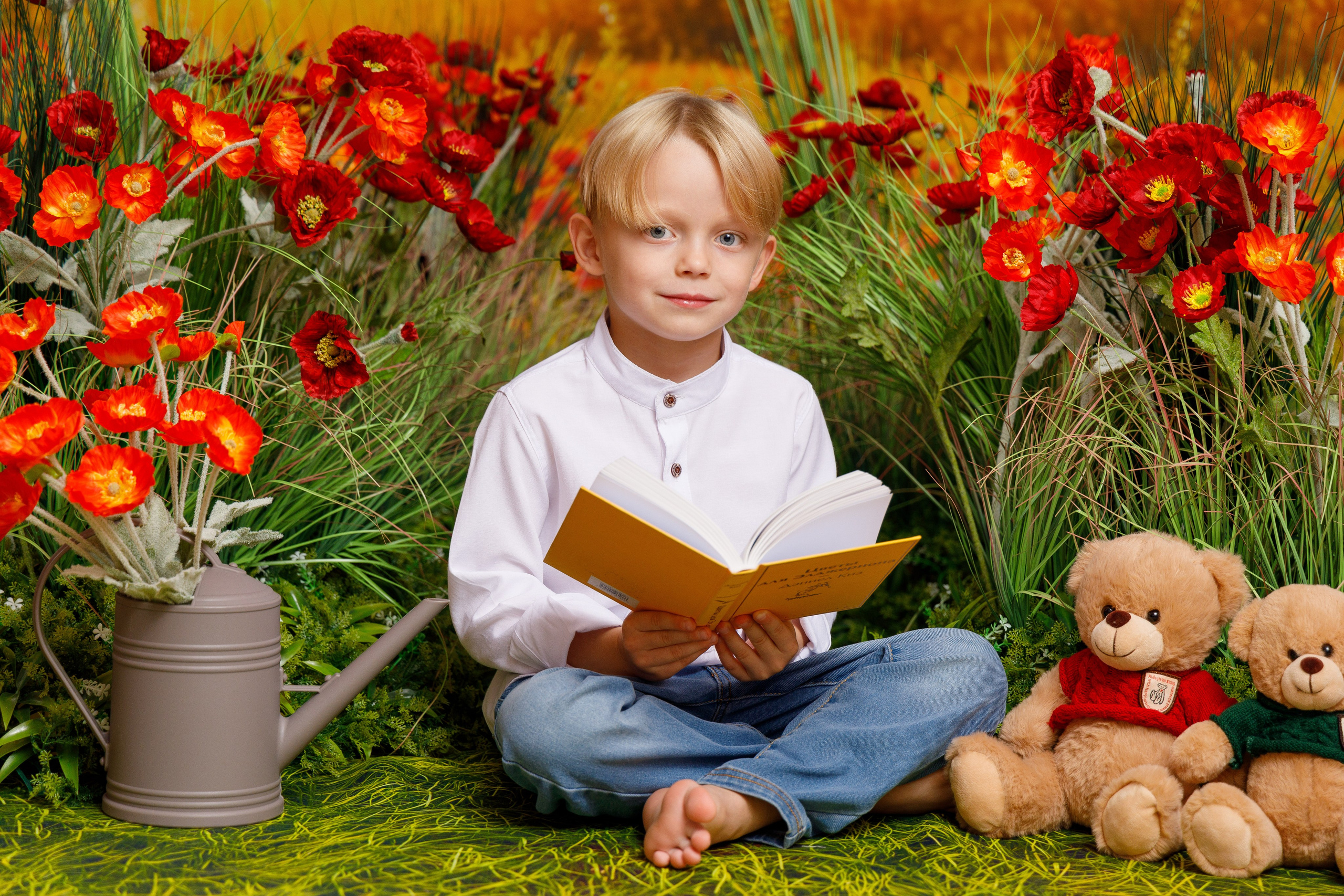 Маки. Детская фотостудия Москва