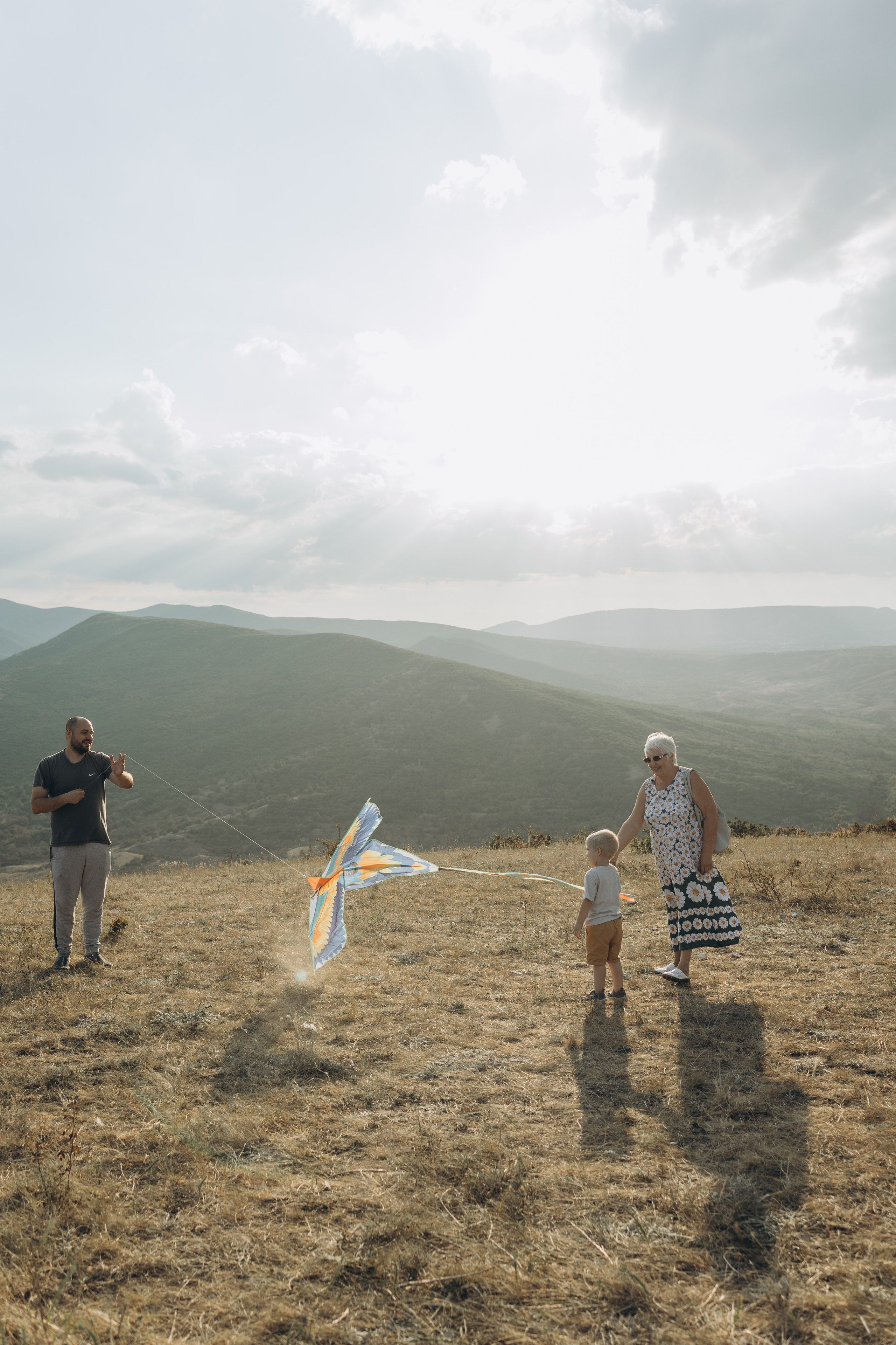 Воздушный змей. Семейный фотограф в Москве Виктория Ястребинская