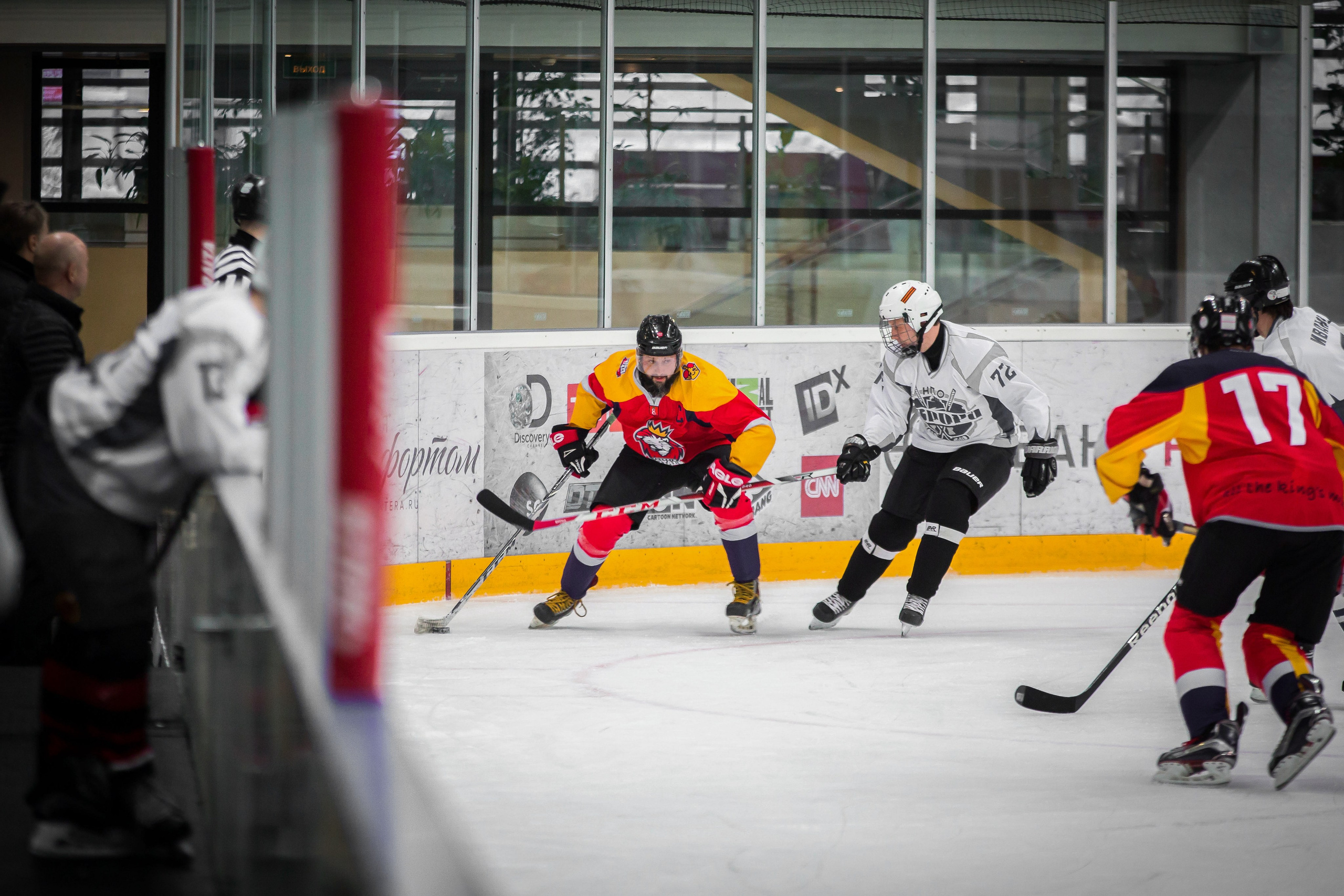 Хоккей для «Work&Sport». Снимаю съемки