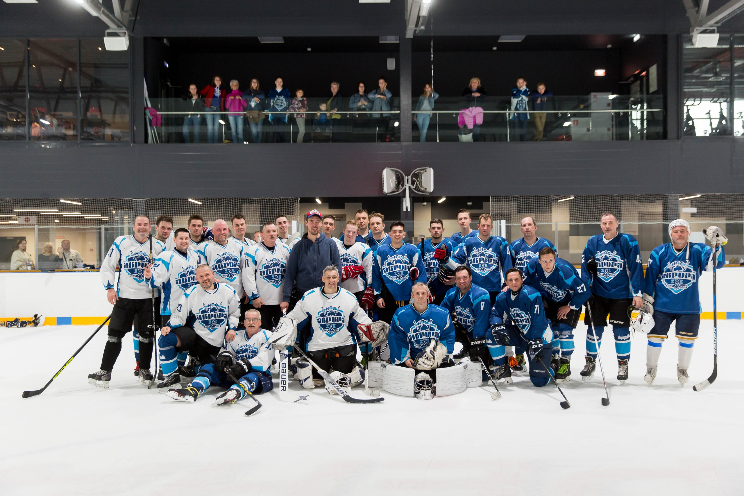 Хоккей для НПО «Аврора». Снимаю съемки