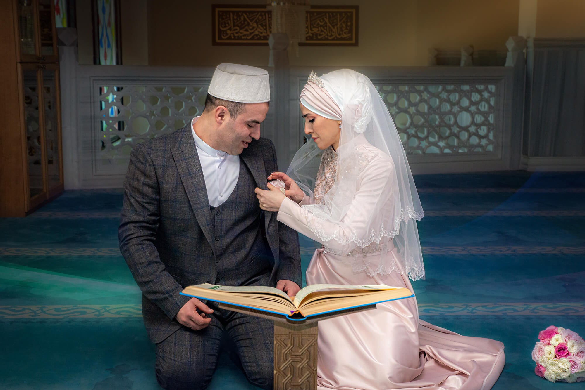 Никах Дерья и Зульфия. Стилист, видеограф, фотограф на никах и свадьбу в Москве, Лейла Влад nikahmsk