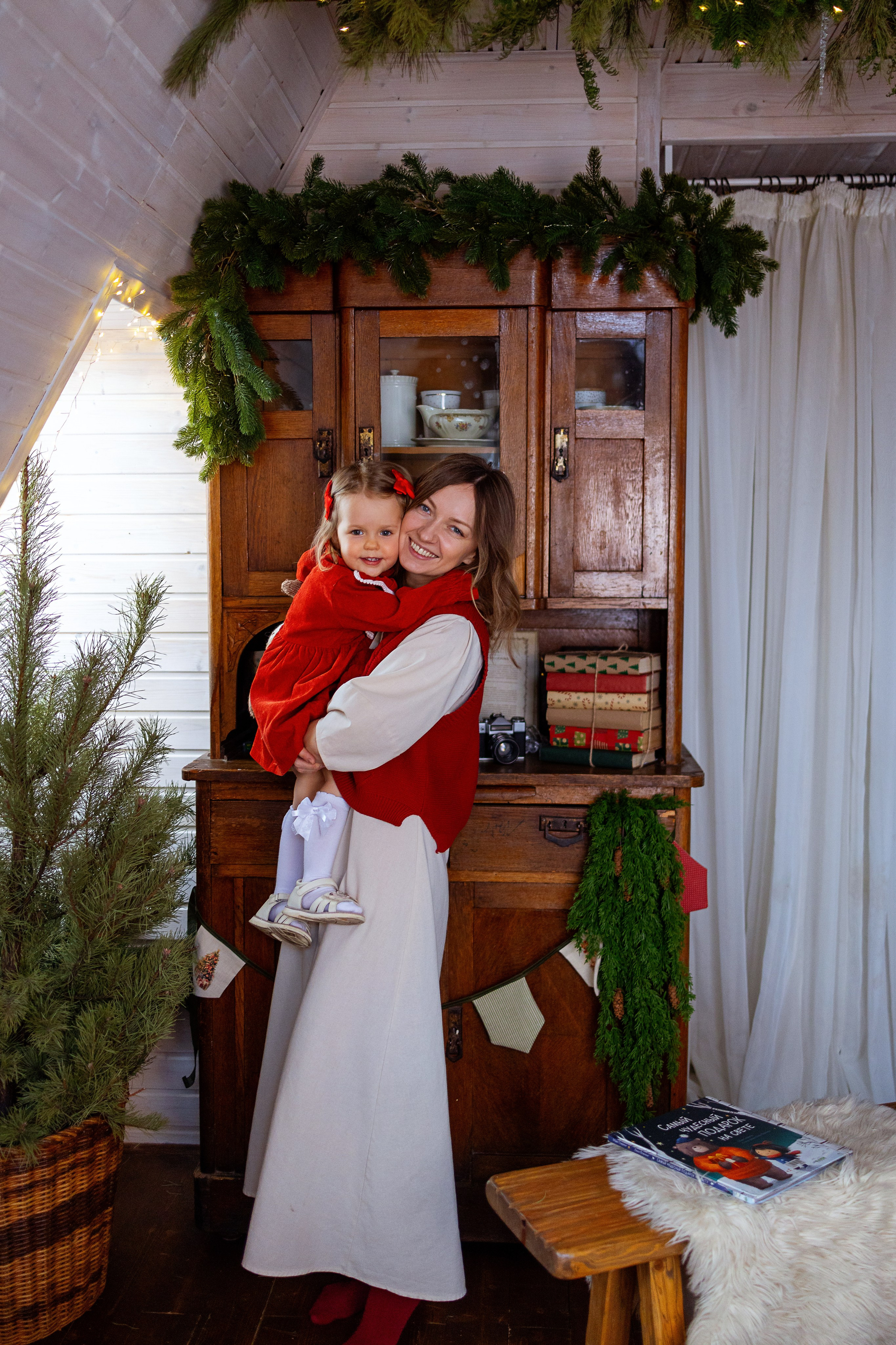 Новогодняя история. Мама и дочка. Фотограф Ульянкина Мария