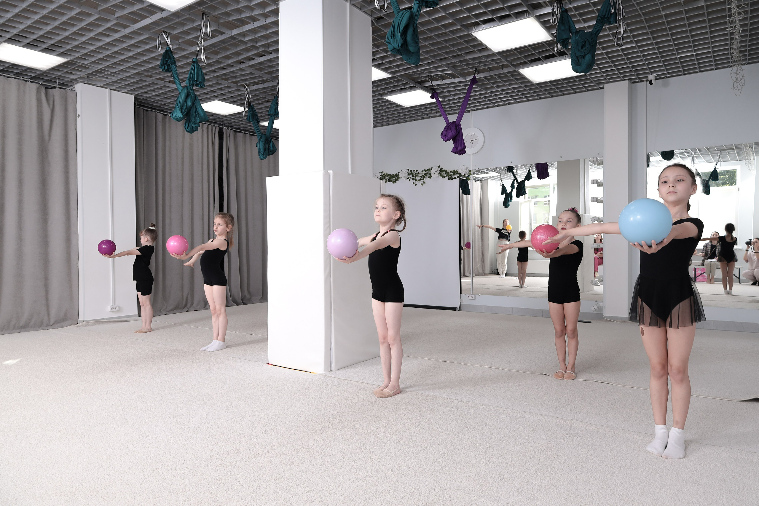 Открытый урок гимнастика. Фотограф Надршина Лилия