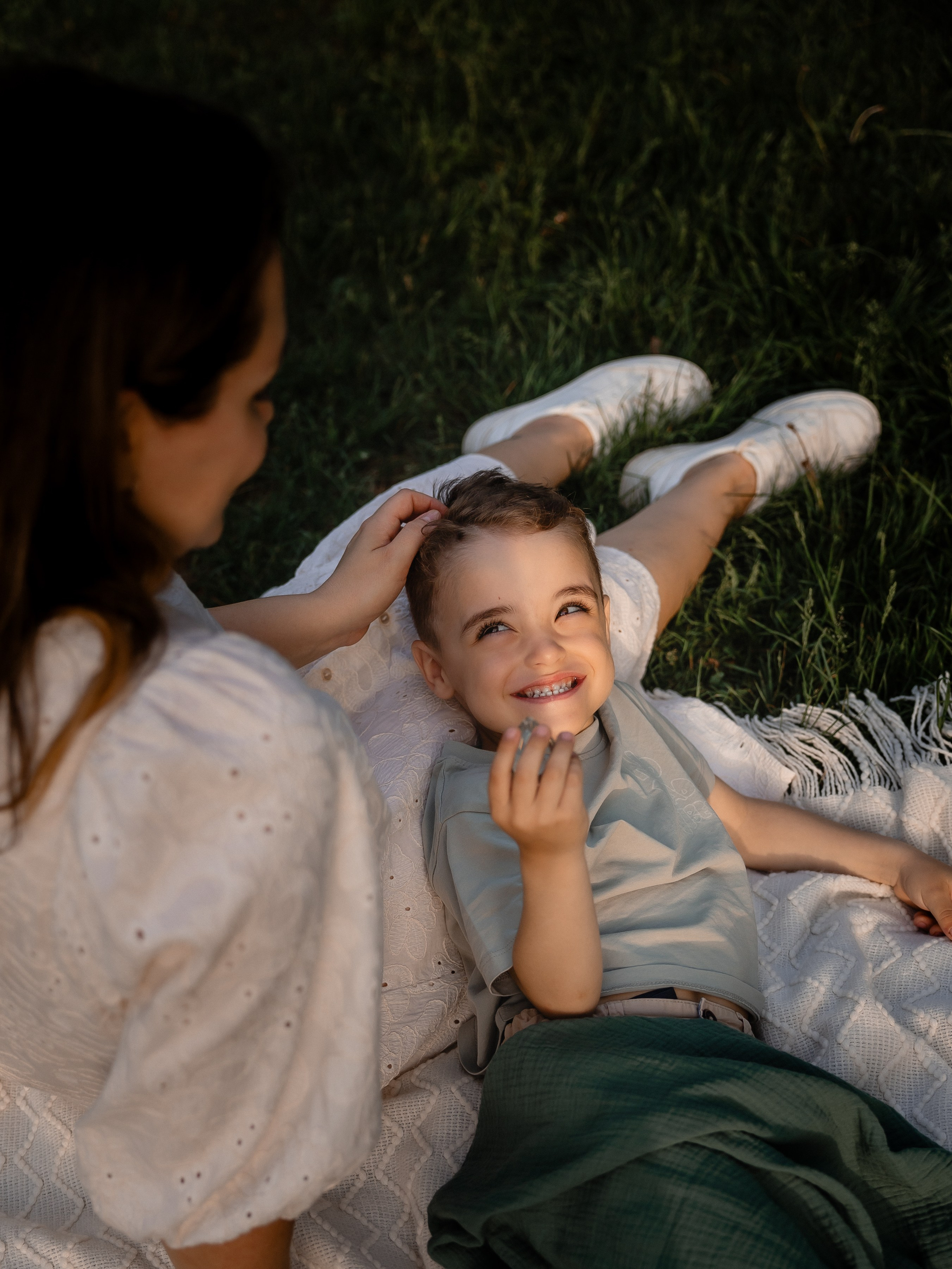 Мама и сын — прогулка в парке. Семейный и детский фотограф в Краснодаре Ксения Новикова