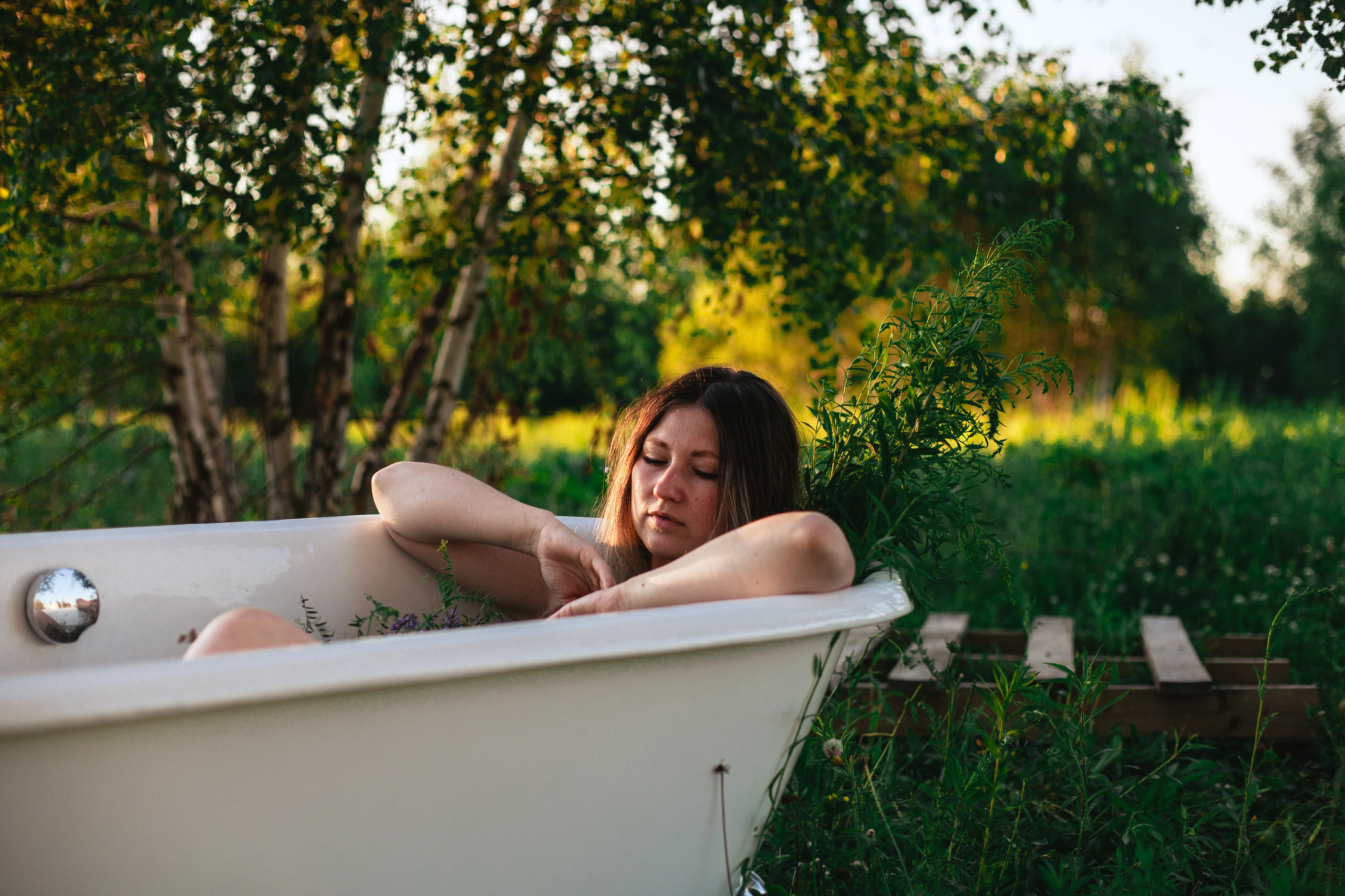 Ванна в поле. Фотограф-анималист Татьяна Степанова