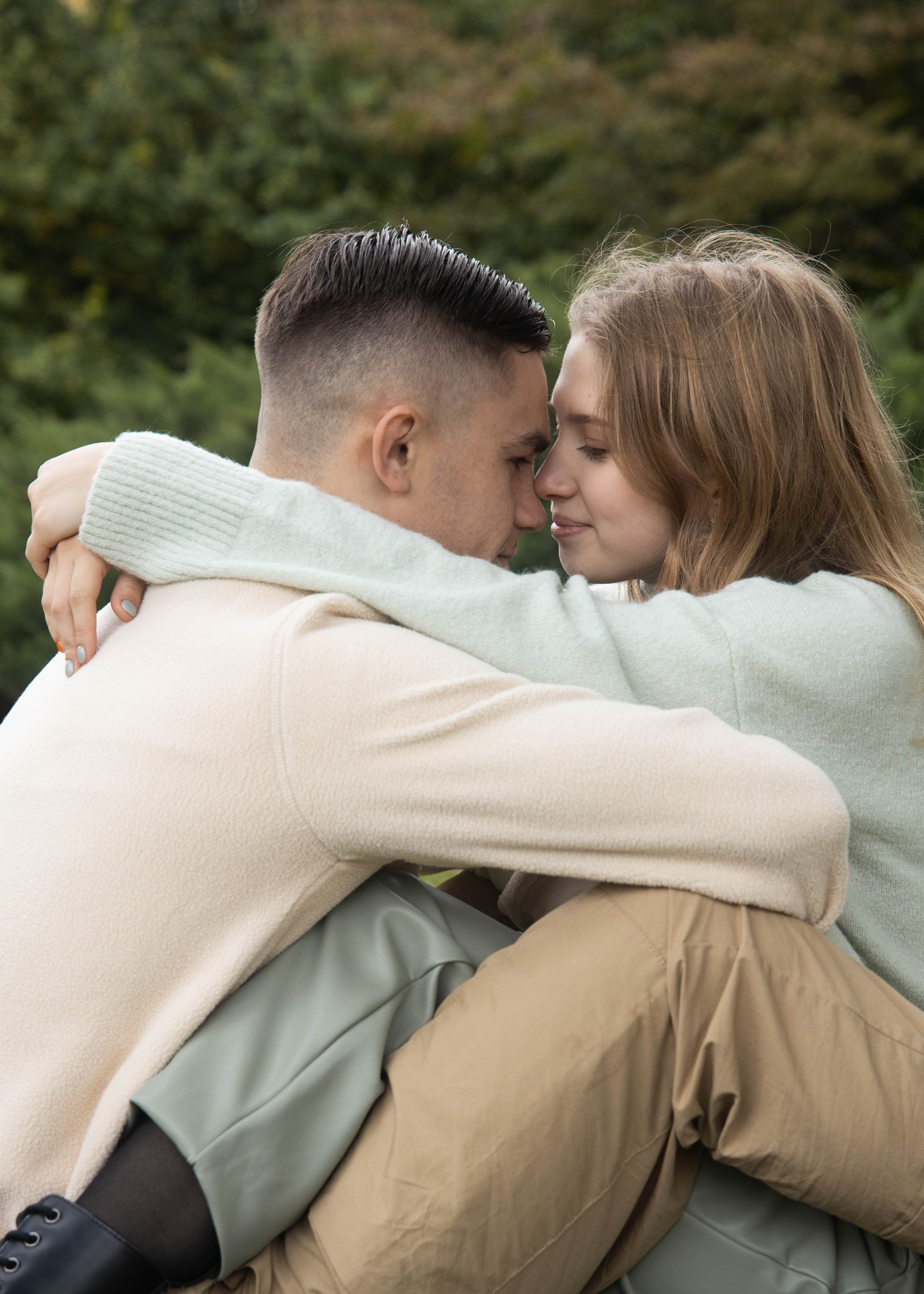 Love story. Фотосессия новорожденных в Москве и Московской области