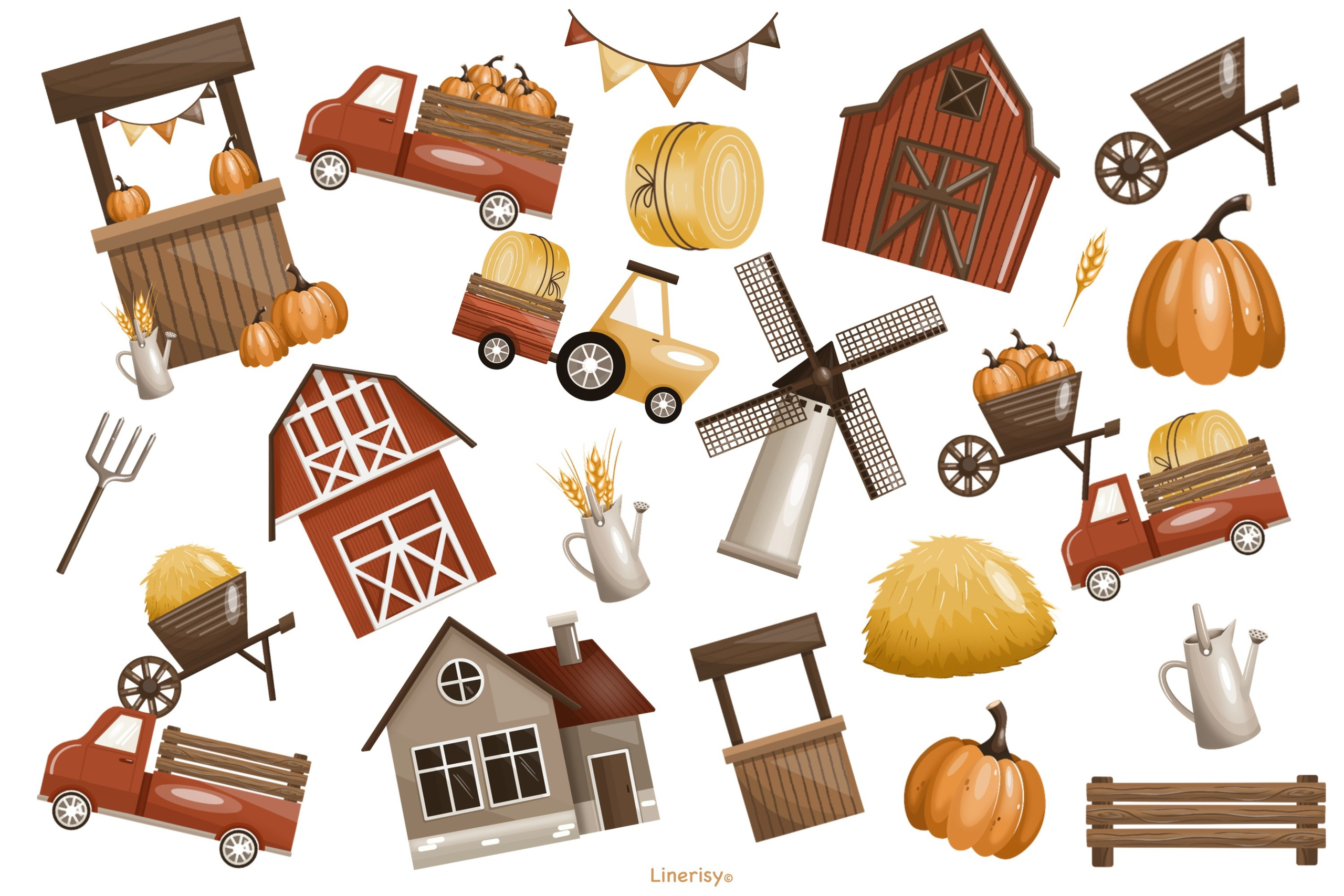 Графические иллюстрации, композиции, элементы. Художник-иллюстратор Евгения Бекренёва