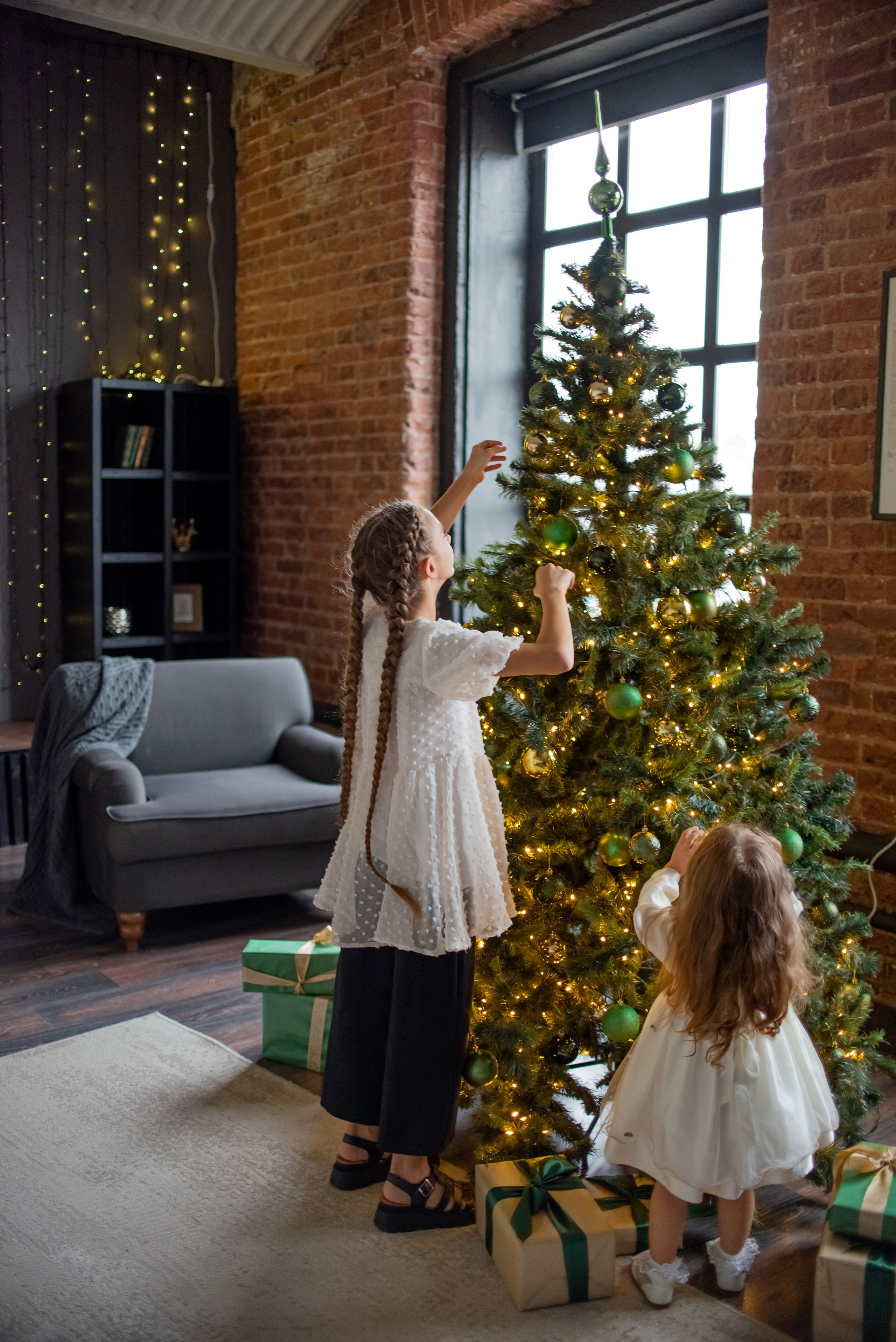 Новогодние фотосессии в студиях. Свадебный и семейный фотограф Екатерина Пушан. Москва, Балашиха, Железнодорожный, Солнечногорск