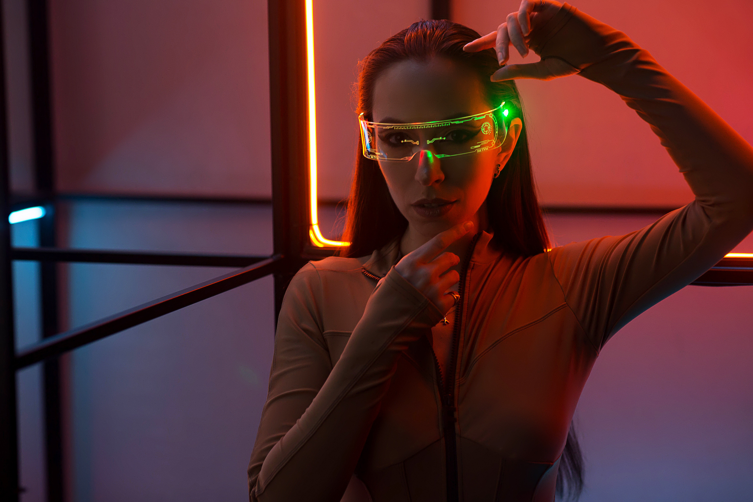 Фотосессия в неоновой студии. Семейный и портретный фотограф в Москве Елена Флегант