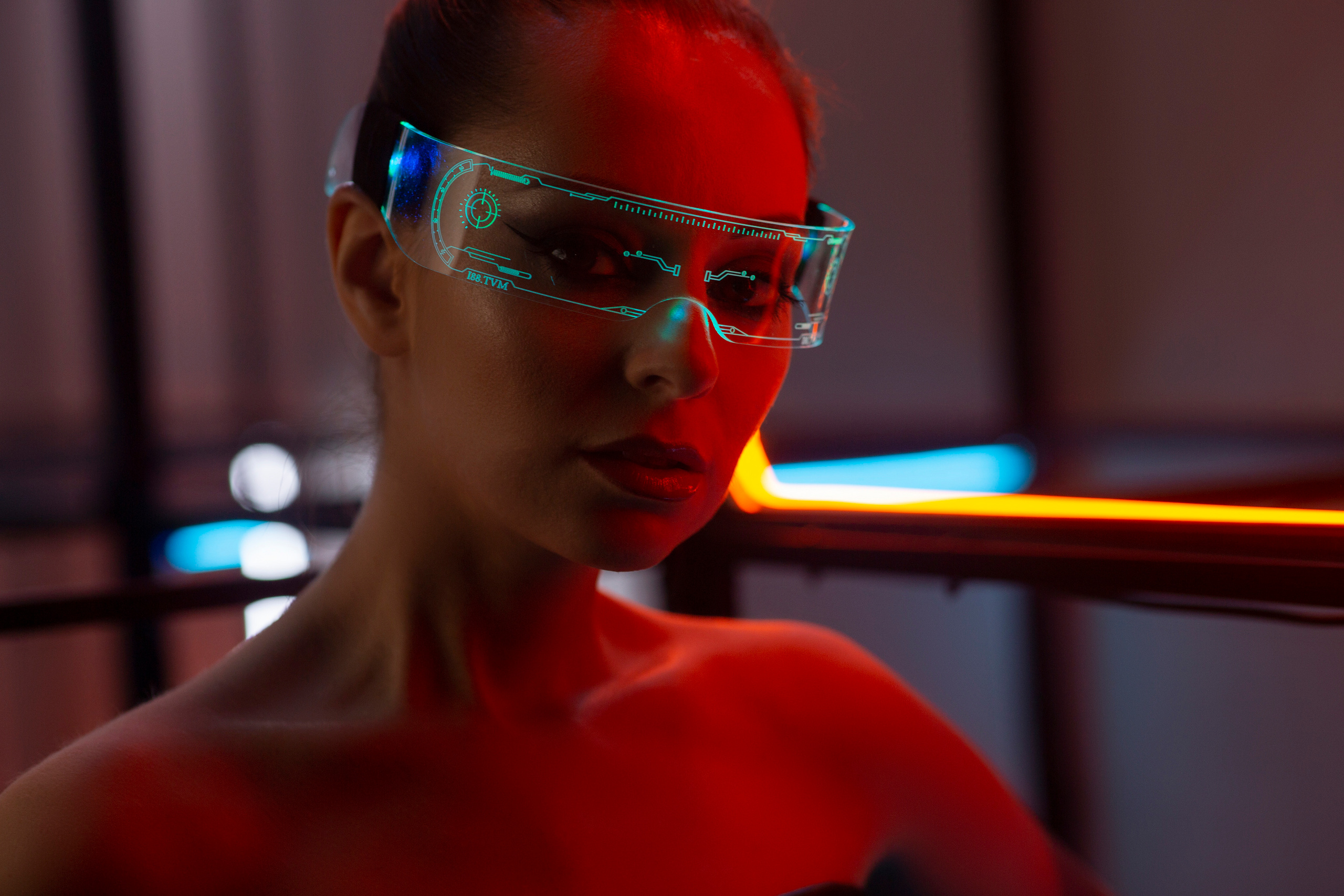 Фотосессия в неоновой студии. Семейный и портретный фотограф в Москве Елена Флегант