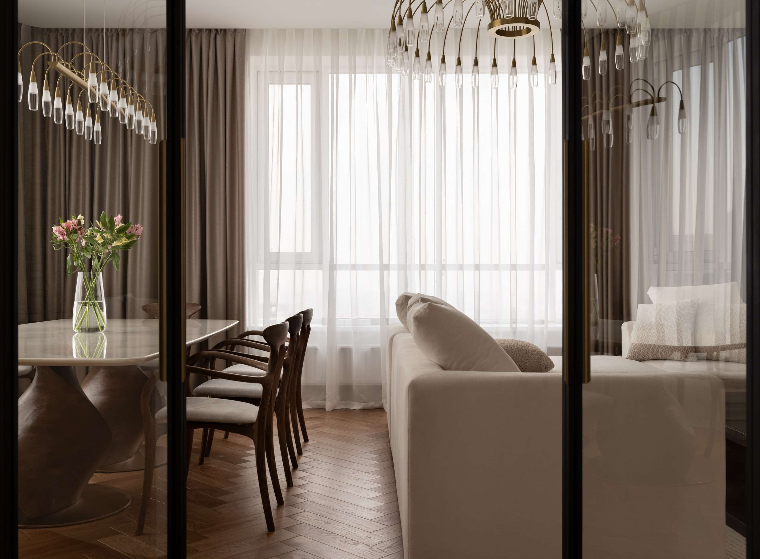 ЖК «Аль-Фараби 27», 120 м². Room Design Studio