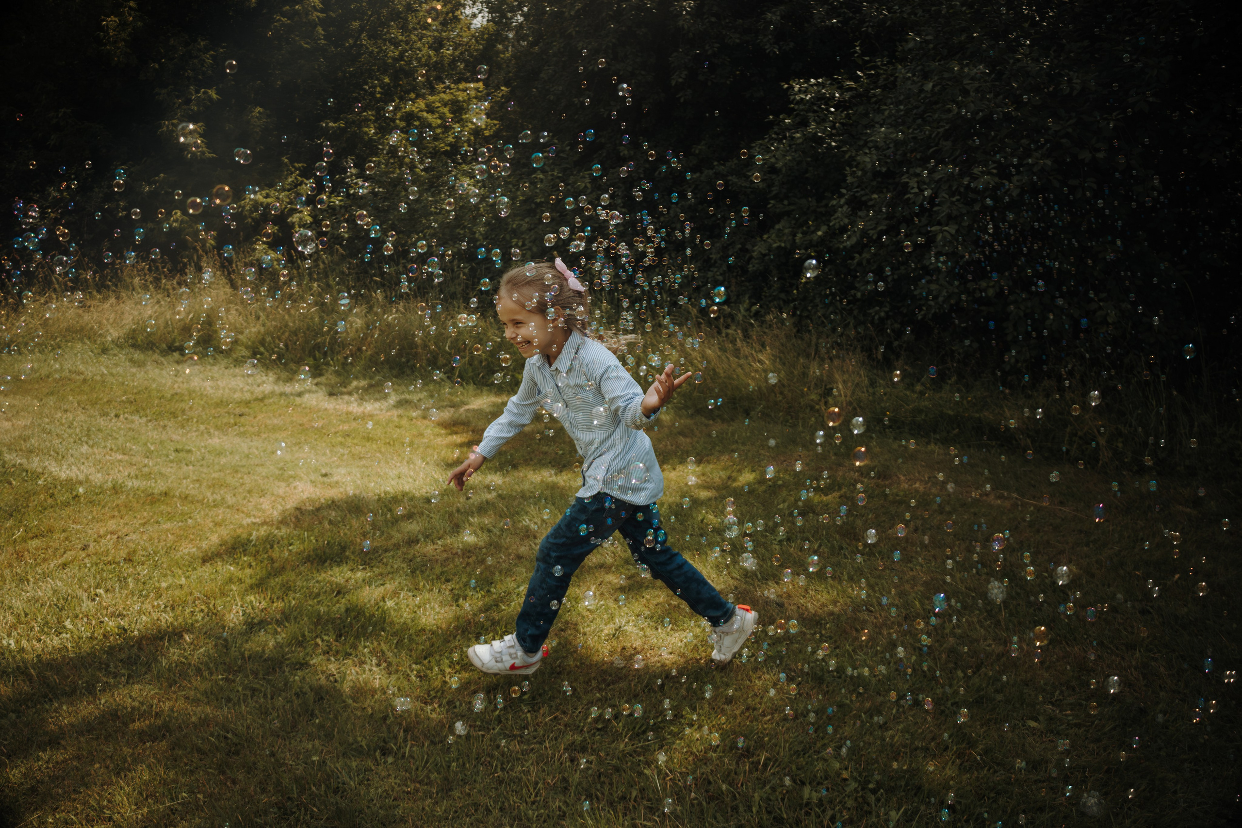 Семейная фотосессия с собаками в парке. Фотограф-анималист в Москве Екатерина Тихонова
