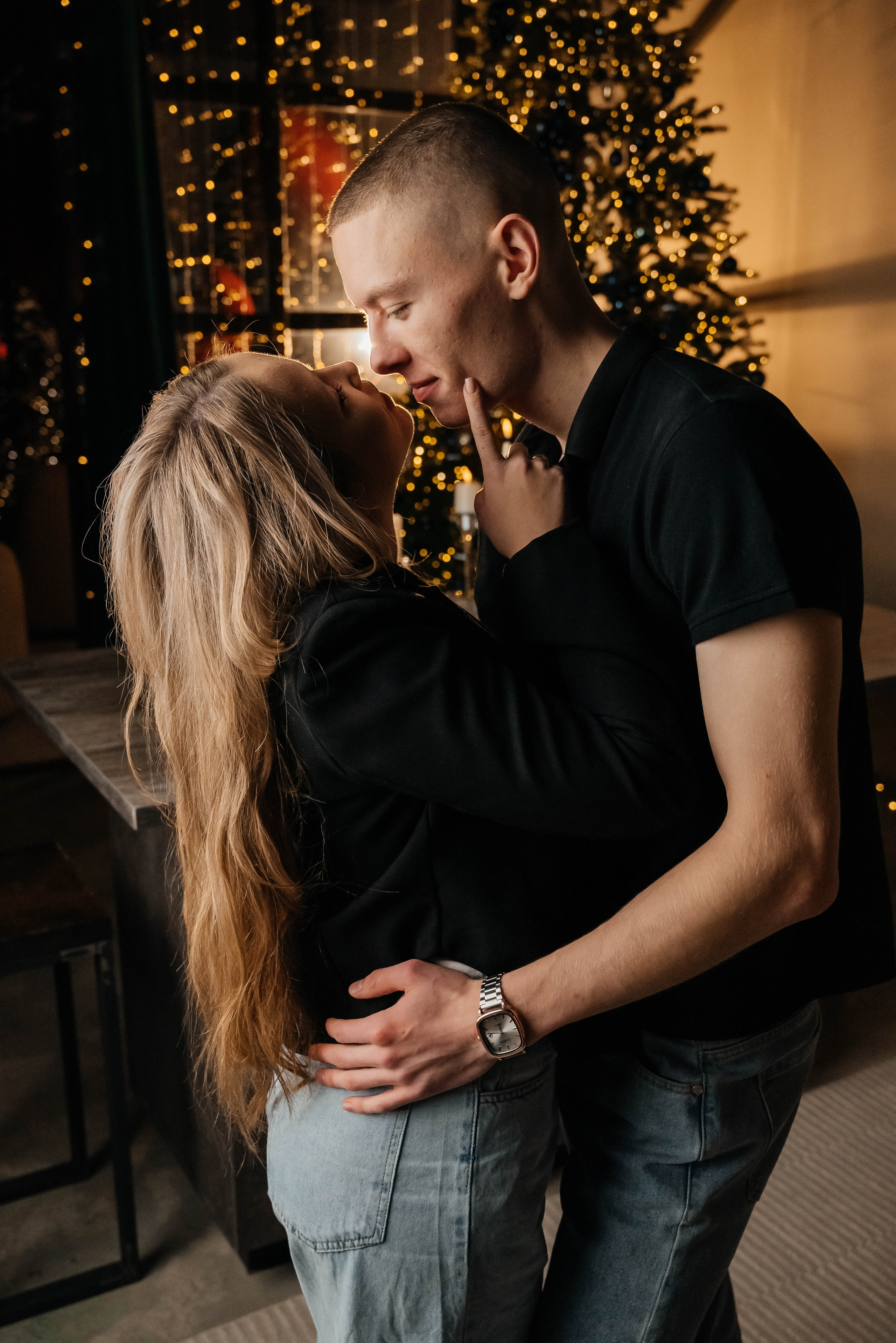 Новогодняя съёмка для Виктории и Вадима. Свадебный и семейный фотограф г. Ярославль Савинская Анастасия