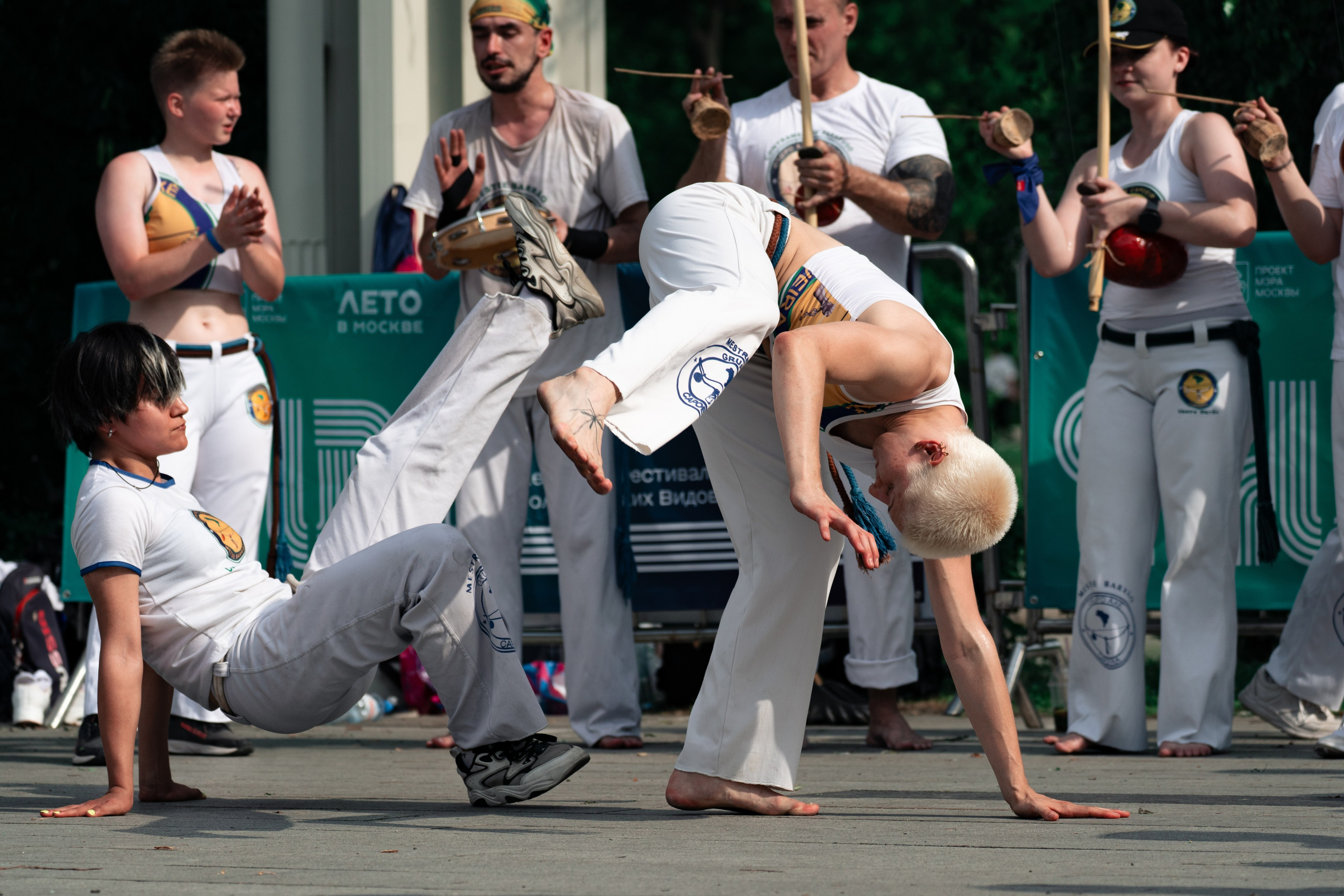 Открытый класс AXE Capoeira на фестивале неолимписких видов спорта на ВДНХ 2025 г:. Фотограф в Москве Ткаченко Владимир