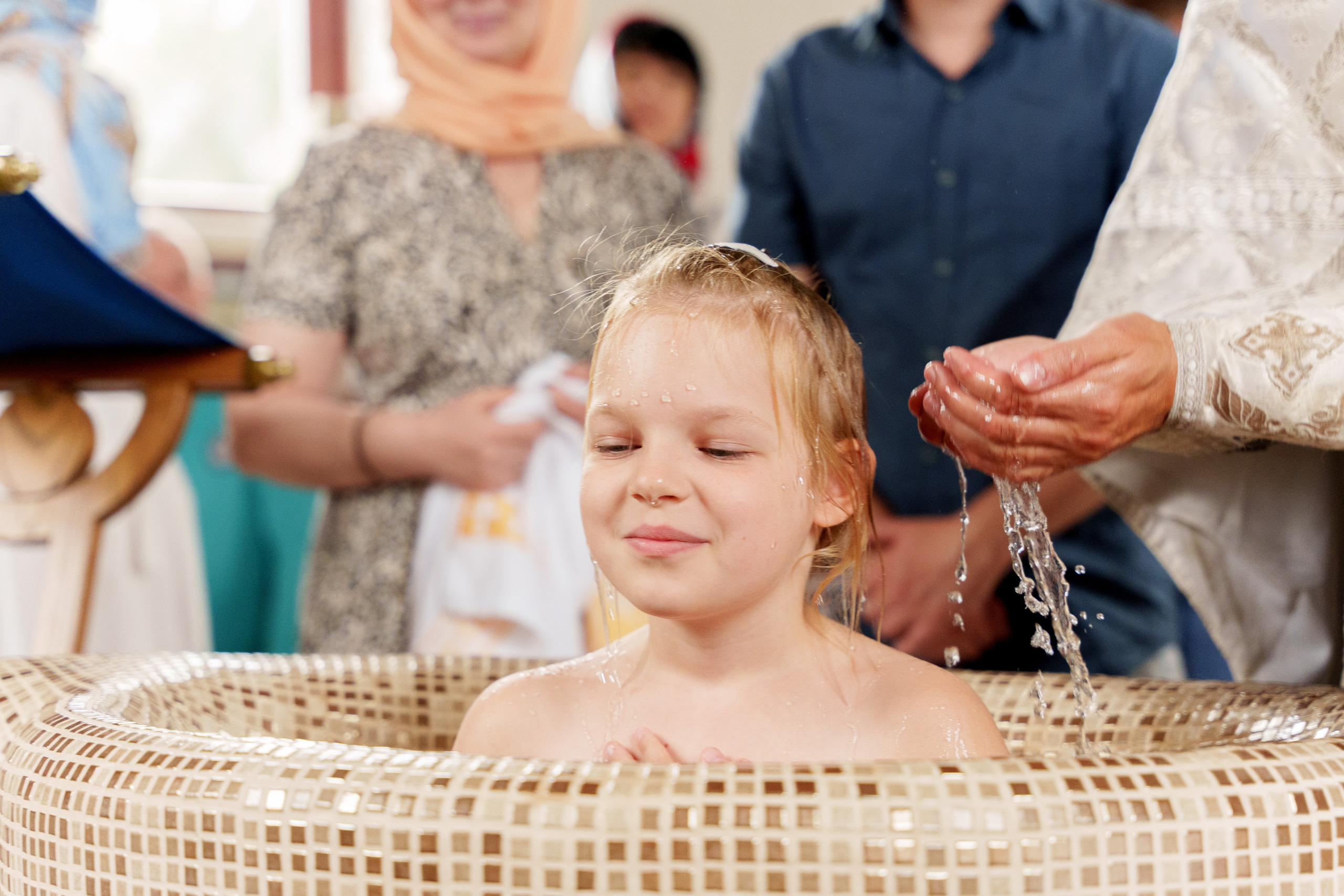 Крещение Полины. Фотограф Юлия Попова