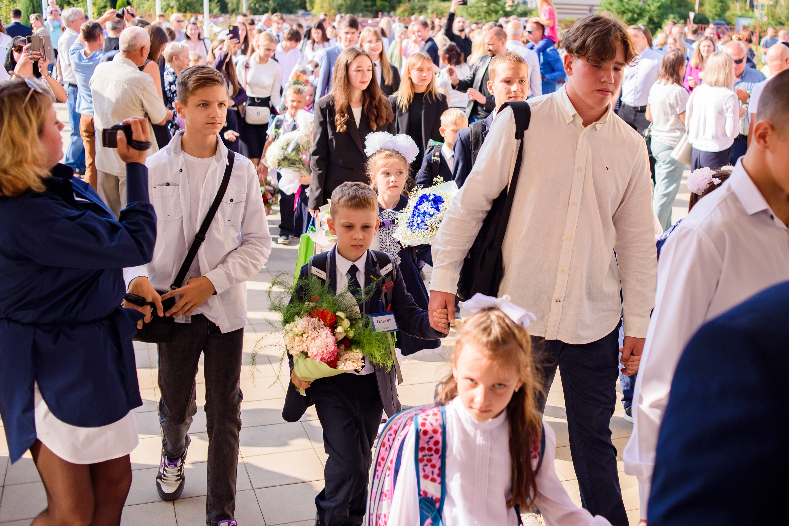 1-е сентября 2023. Фотограф Юлия Попова