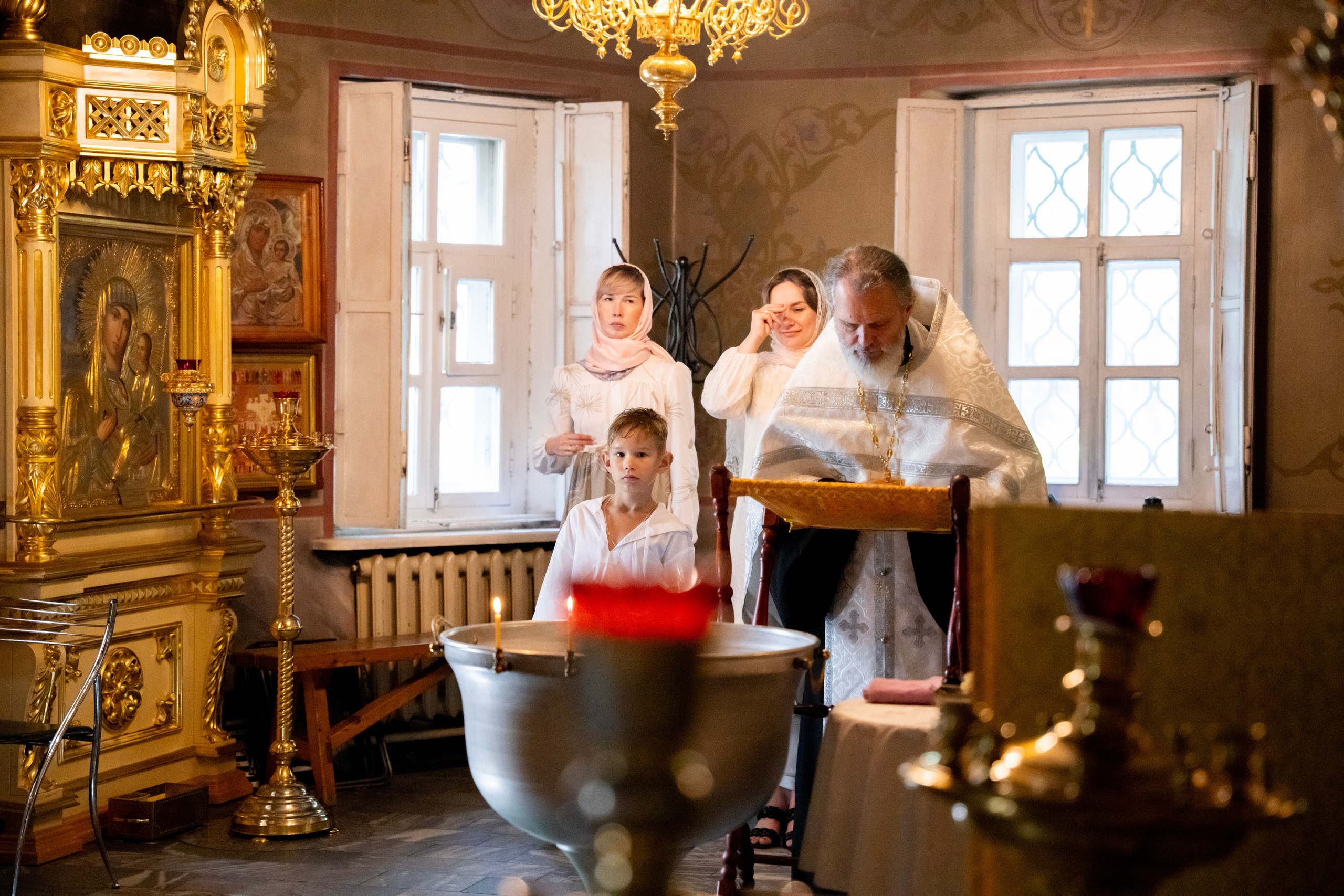 Крещение Даниила. Фотограф Юлия Попова