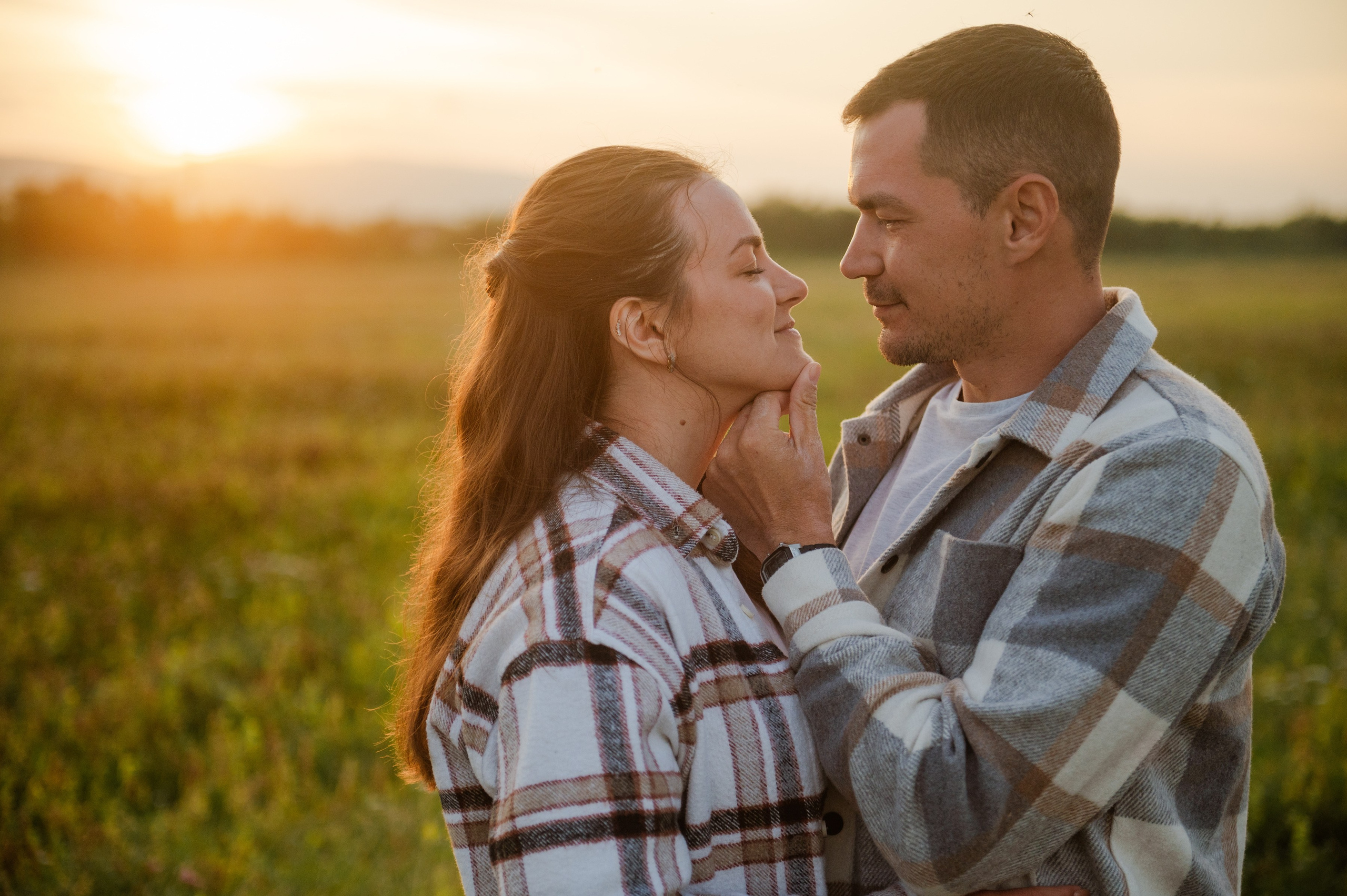 На закате с вулканами. Свадебный и семейный фотограф Камчатка. Фотограф Камчатка