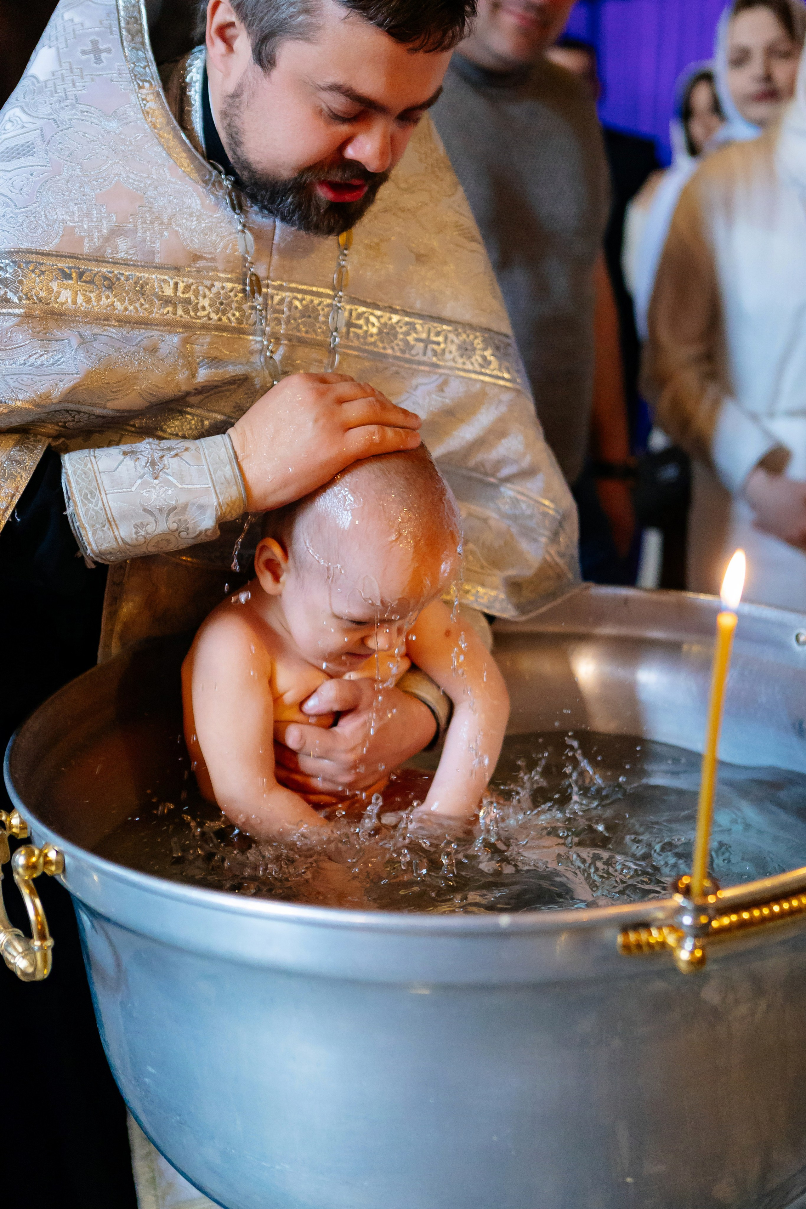 Крещение Даниила. Семейный и детский фотограф в Москве Александра Мак