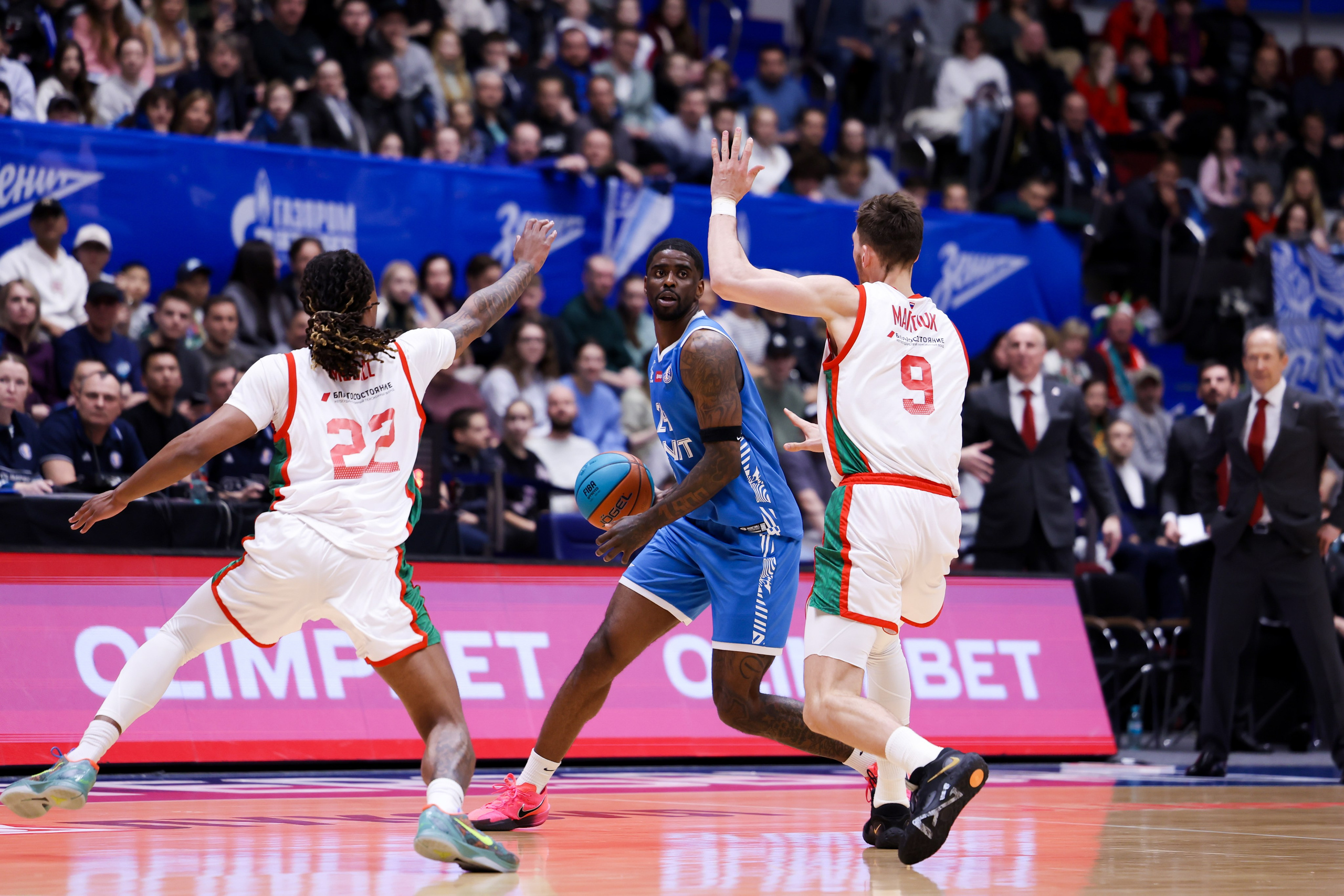 БК Зенит — БК Локомотив-Кубань 07.05.2025. Спортивный и репортажный фотограф Антон Тереханов