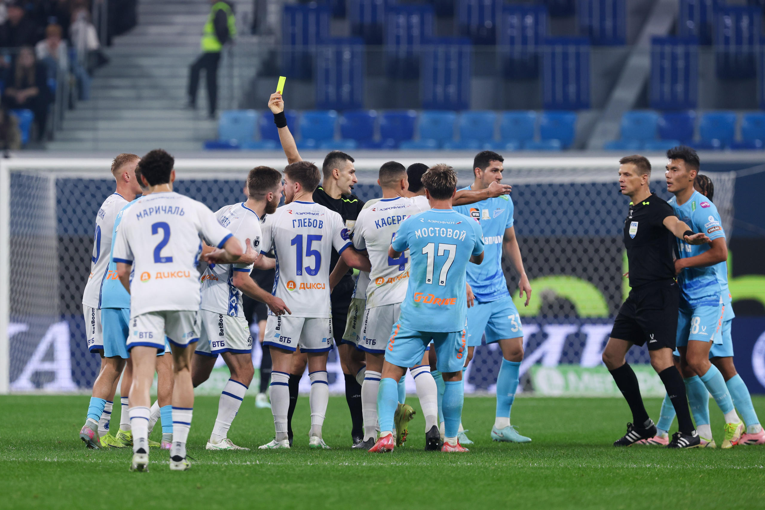 ФК «Зенит» — ФК «Динамо» Москва 26.10.2025. Спортивный и репортажный фотограф Антон Тереханов