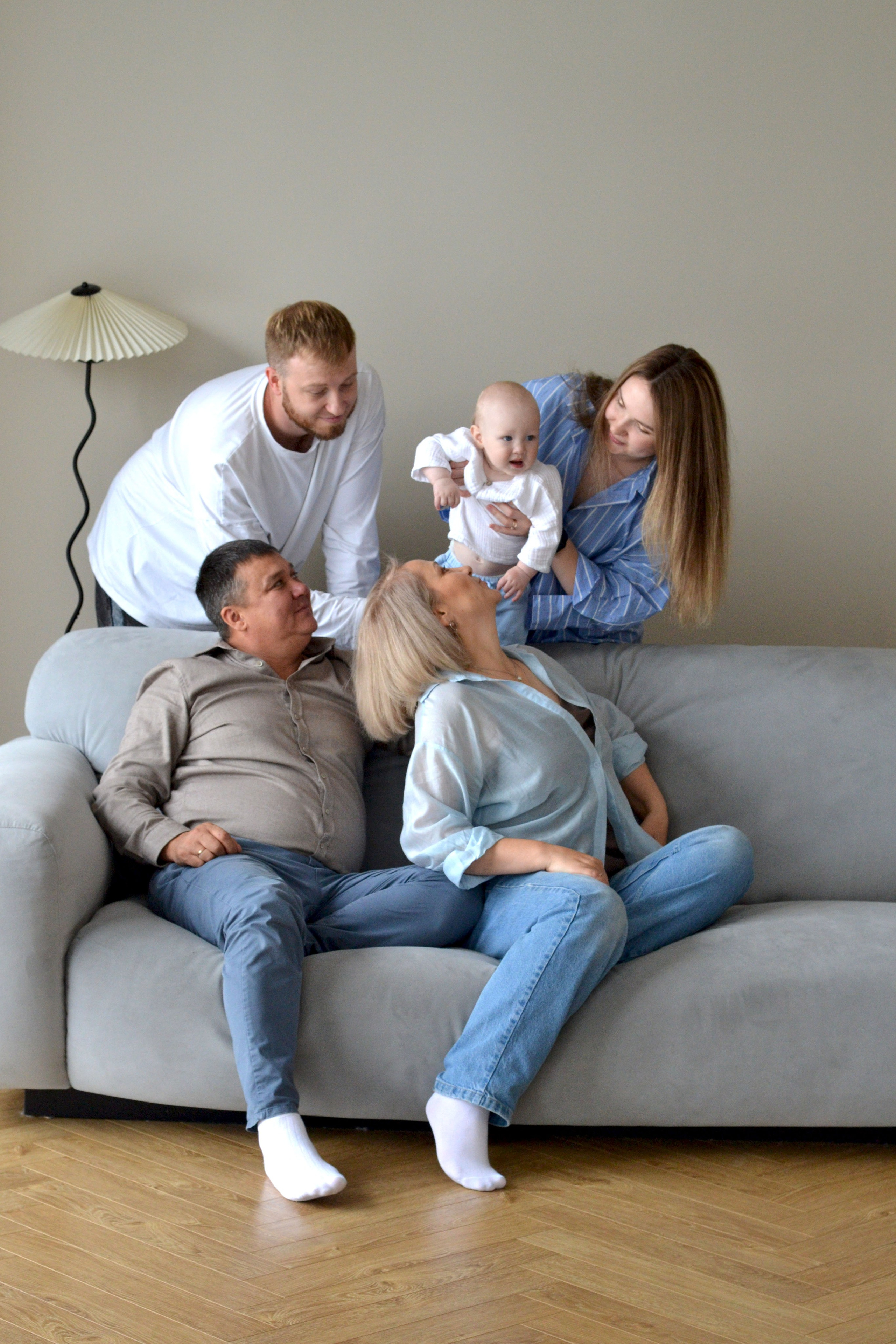 Семейная. Студия. Фотограф Ольга Дмитриева. Новосибирск