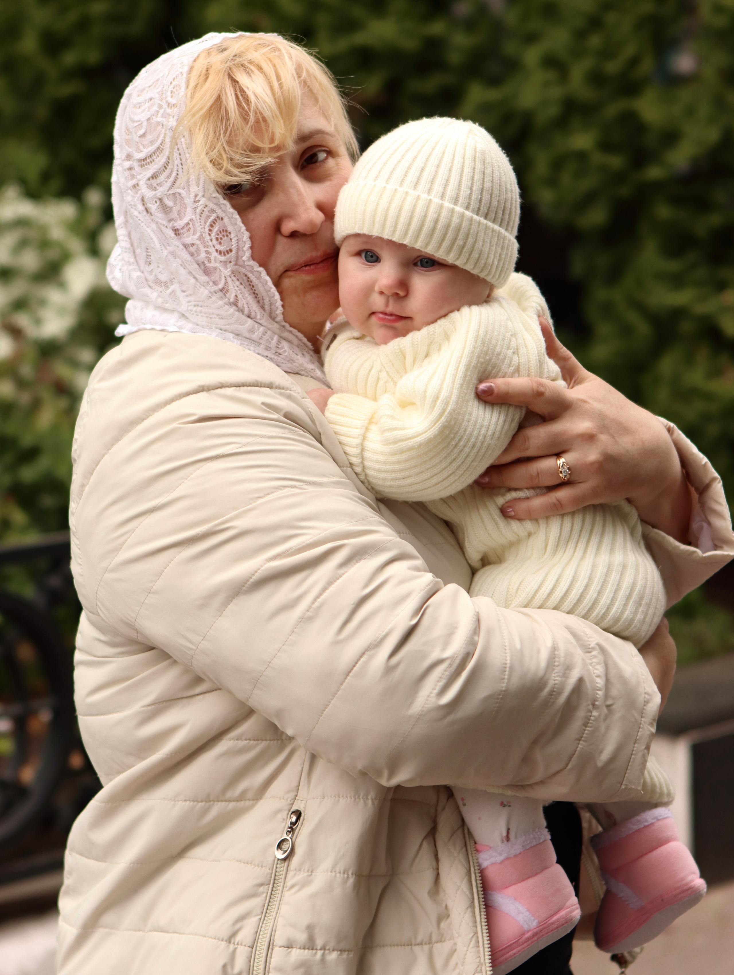 Анастасия и Вадим — крещение Виктории. Фотограф в Курске Смирнов Евгений