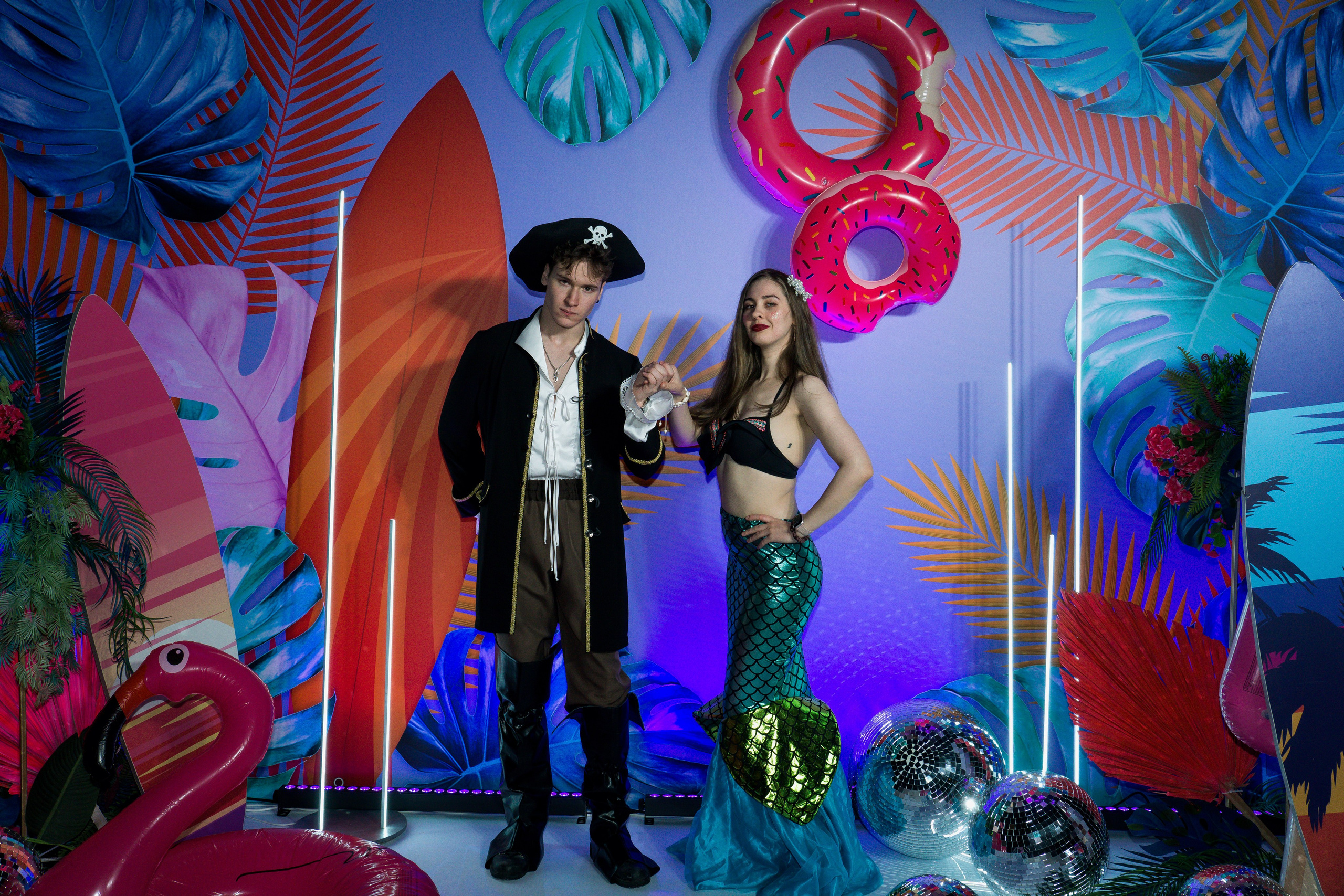 МТС корпоратив Гавайская вечеринка. Фотограф