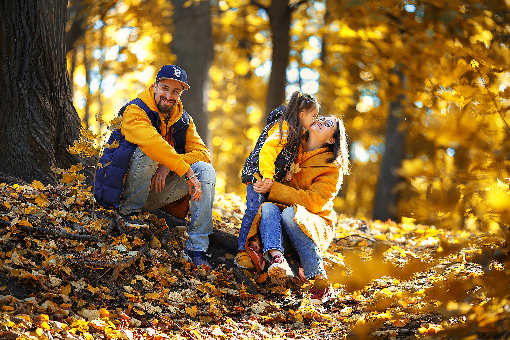 Осенняя прогулка по Нескучному саду. Семейный фотограф в Москве Вера Гук