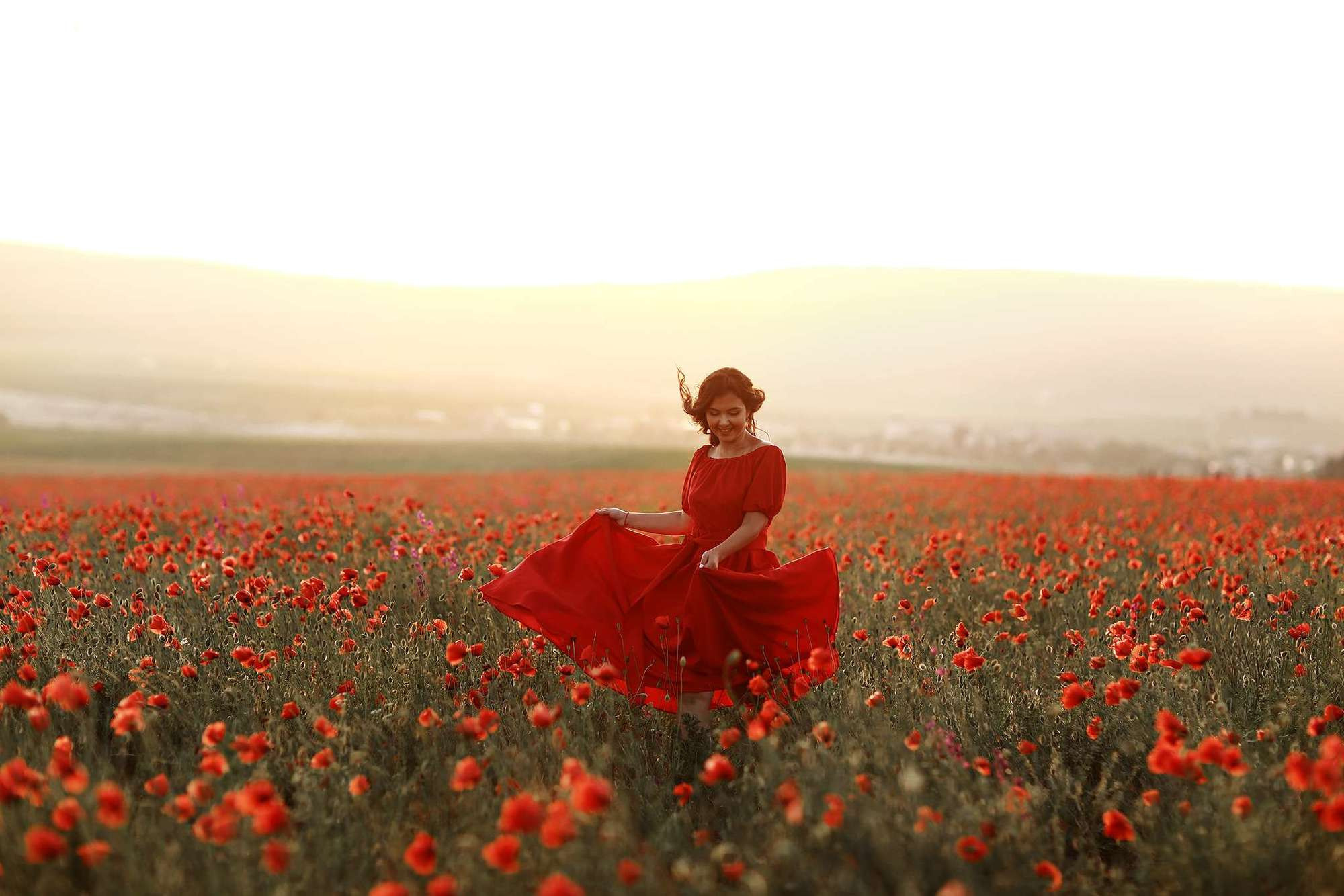 Маковое поле. Крым. Семейный фотограф в Москве Вера Гук