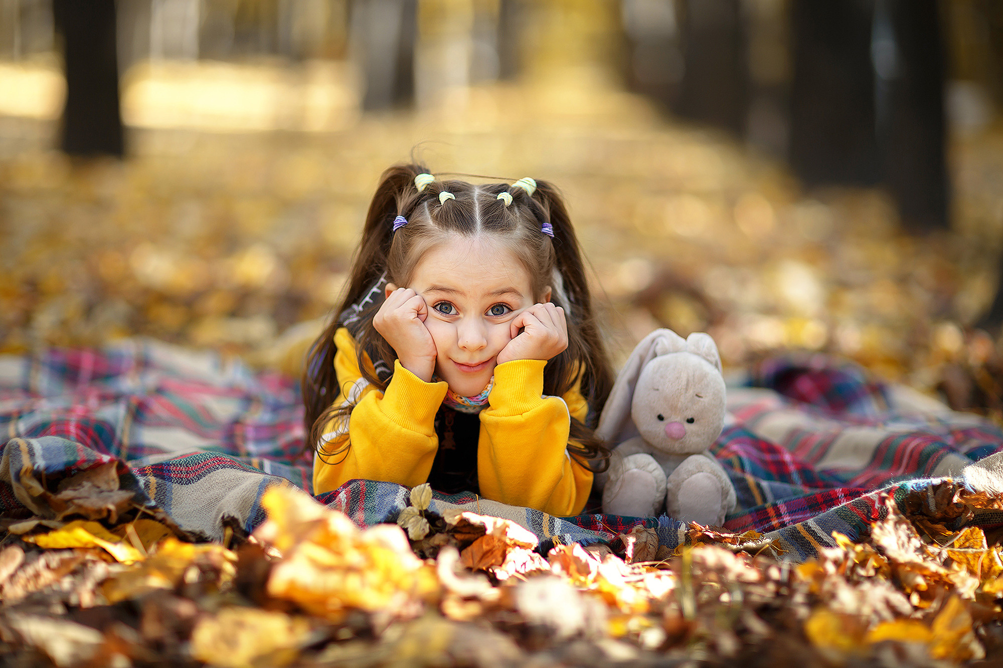 Осенняя прогулка по Нескучному саду. Семейный фотограф в Москве Вера Гук
