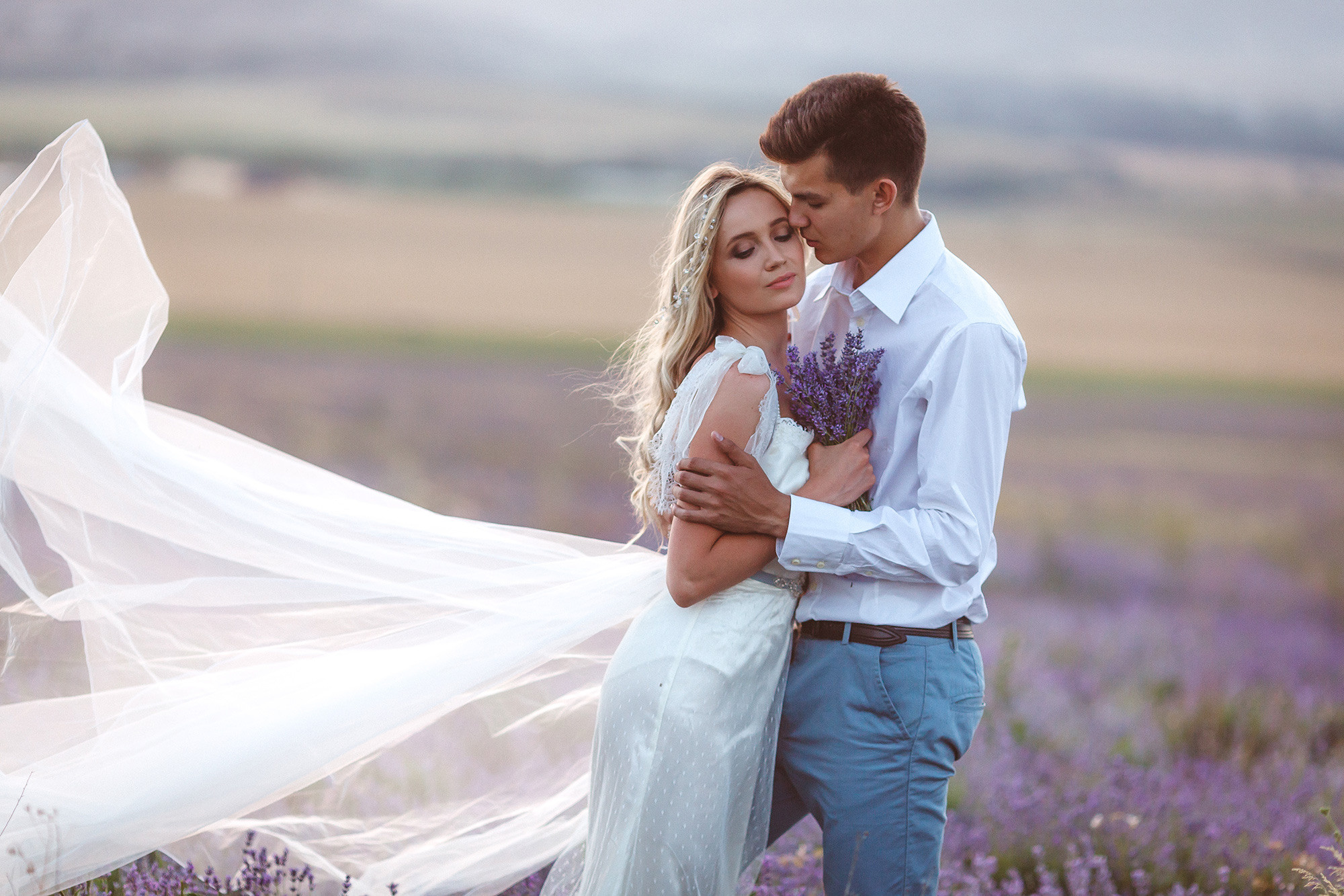 Лавандовый закат. Семейный фотограф в Москве Вера Гук