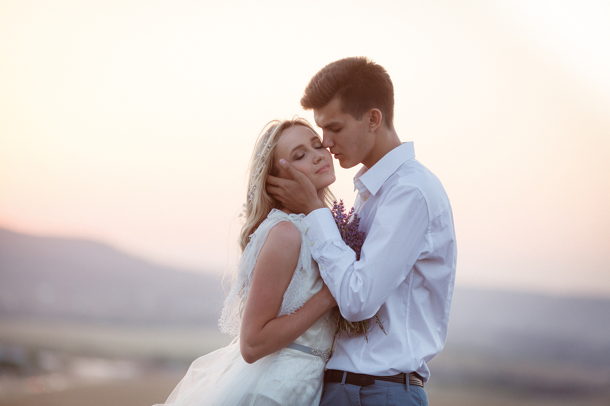 Лавандовый закат. Семейный фотограф в Москве Вера Гук