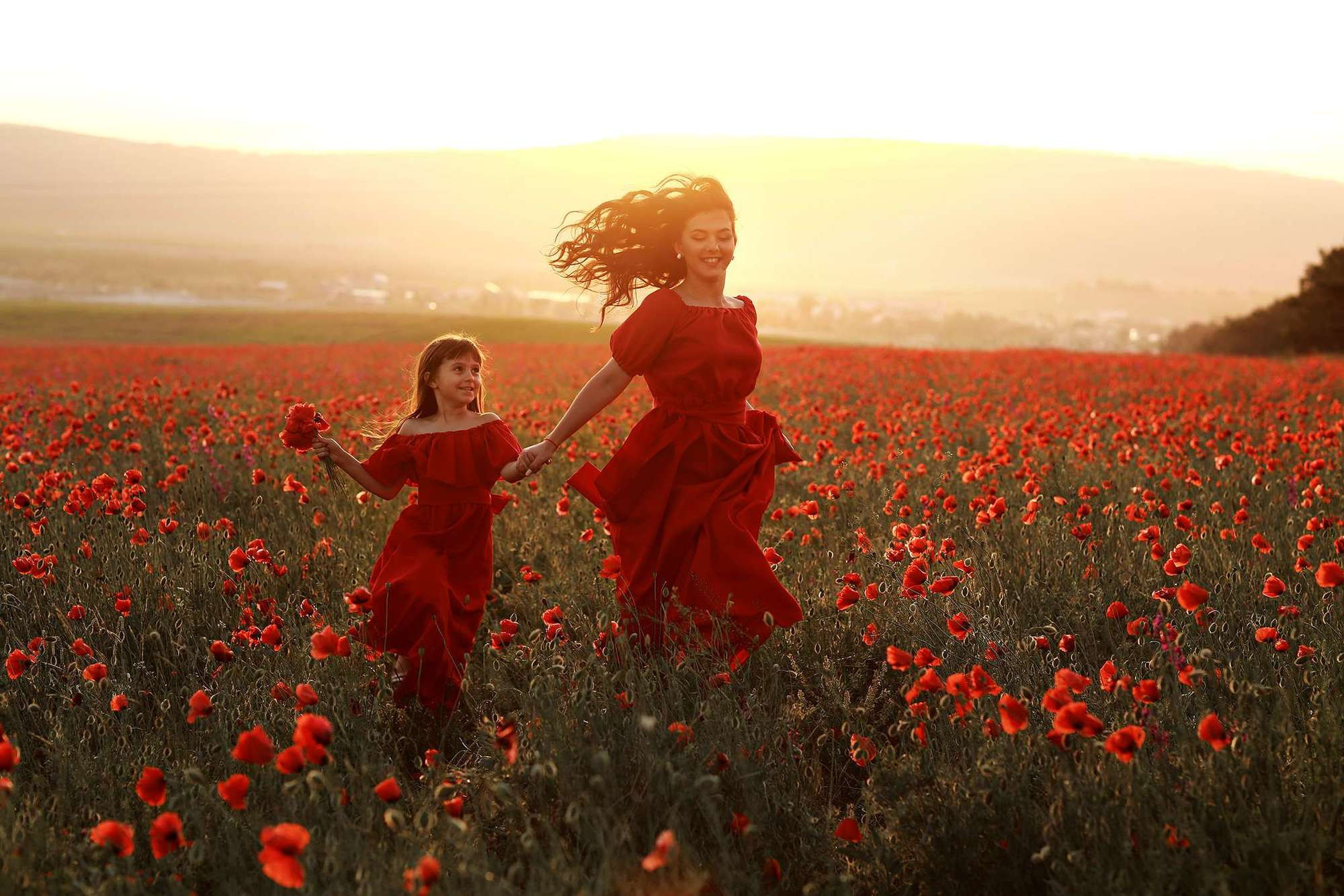 Маковое поле. Крым. Семейный фотограф в Москве Вера Гук