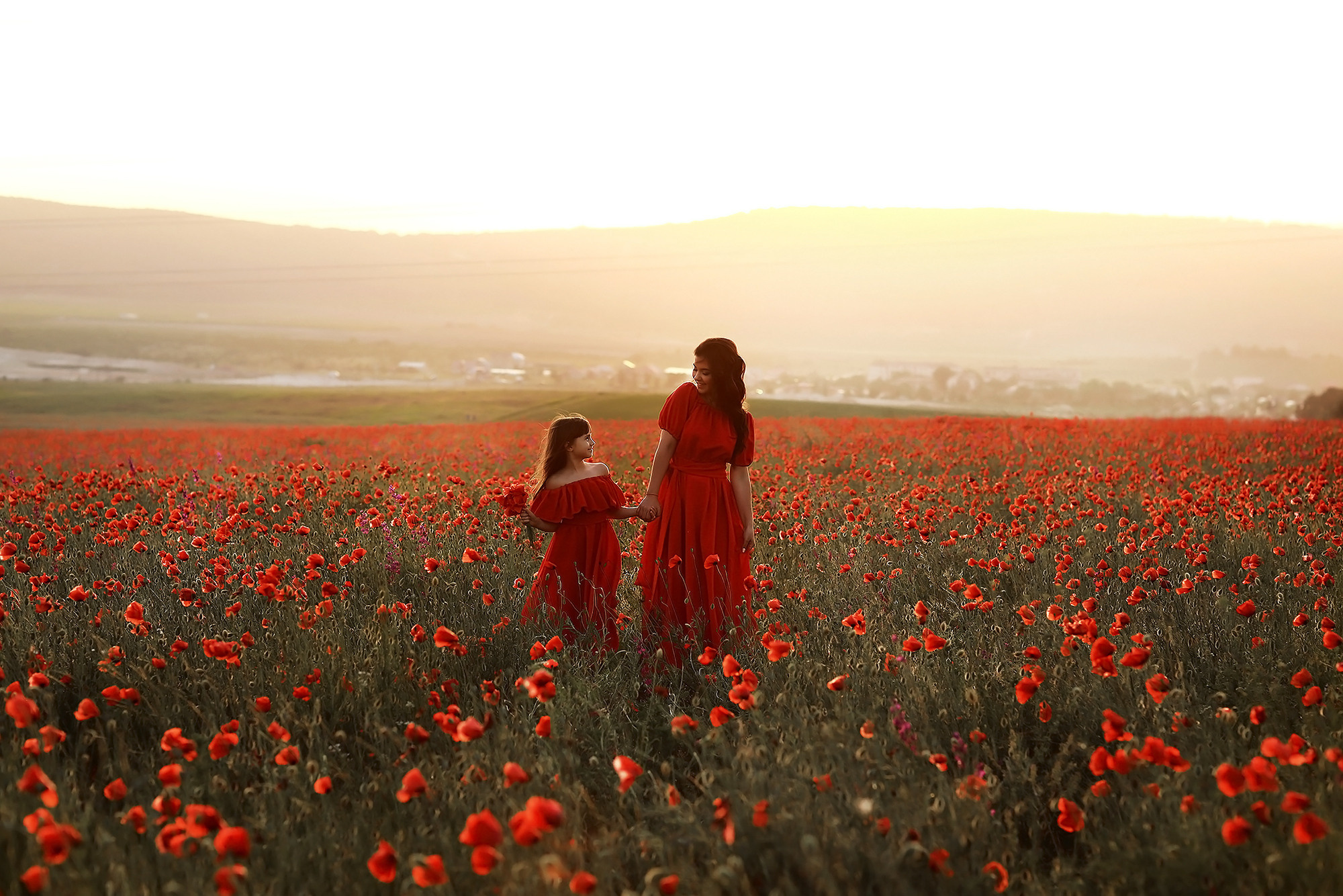 Маковое поле. Крым. Семейный фотограф в Москве Вера Гук