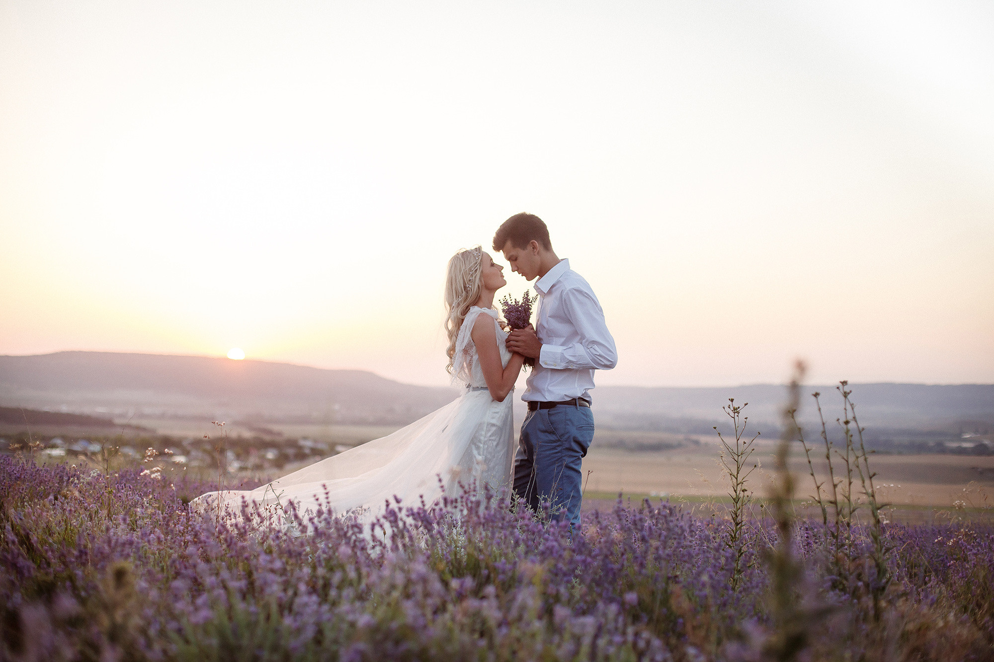 Лавандовый закат. Семейный фотограф в Москве Вера Гук