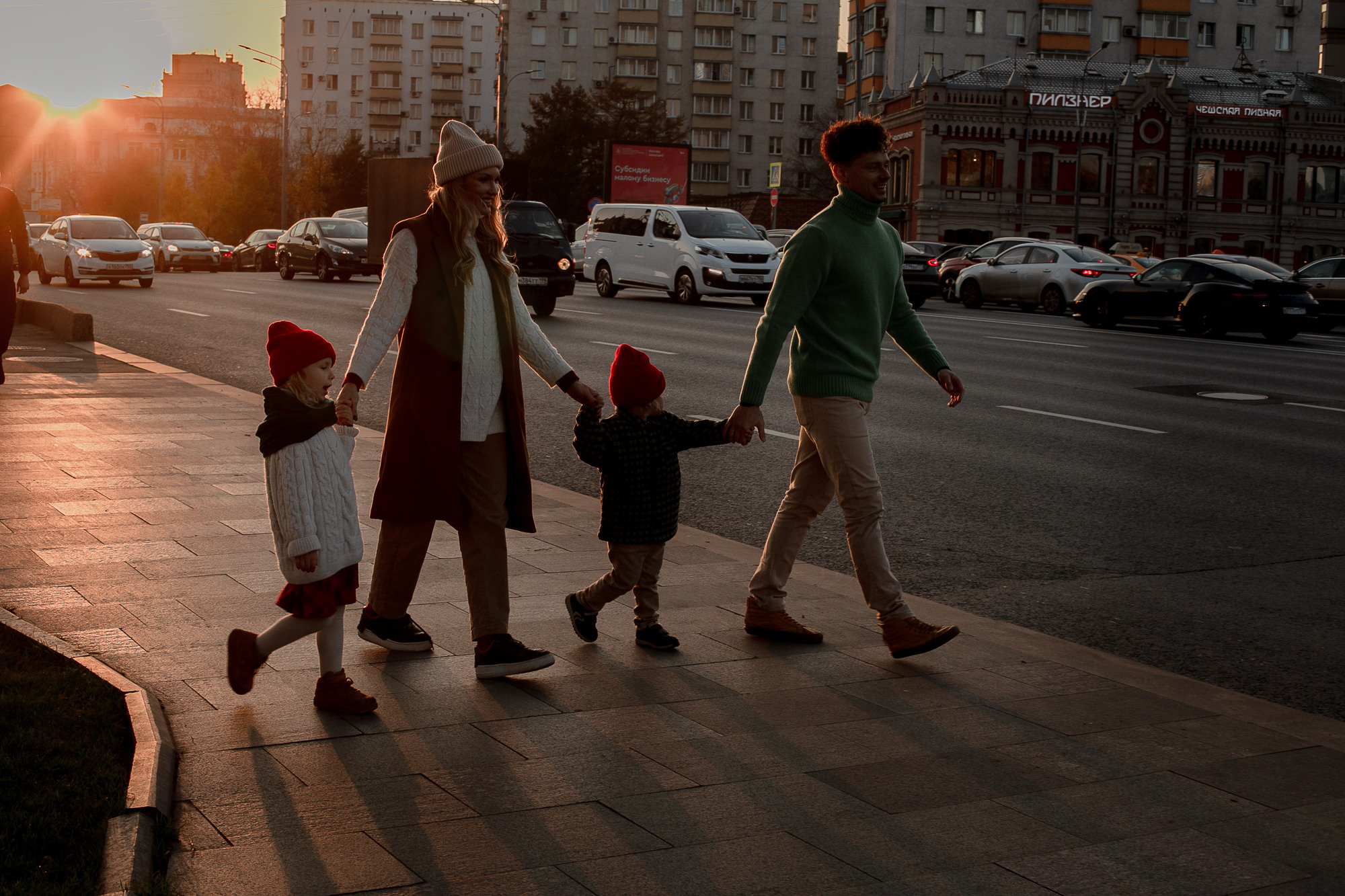 Катя, Игорь, Глаша и Гордей. Семейный фотограф в Москве Вера Гук