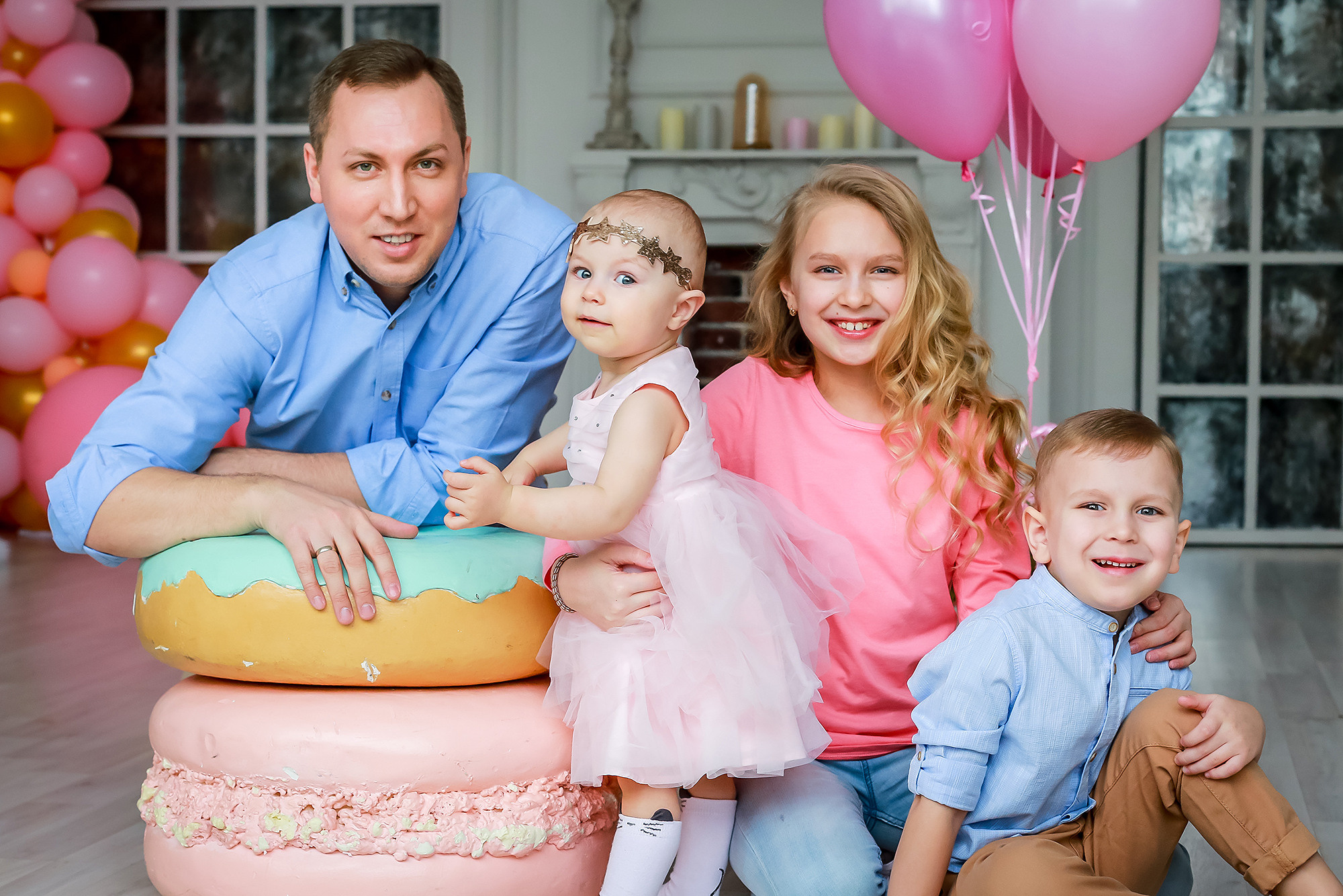 Сонечке год. Семейный фотограф в Москве Вера Гук