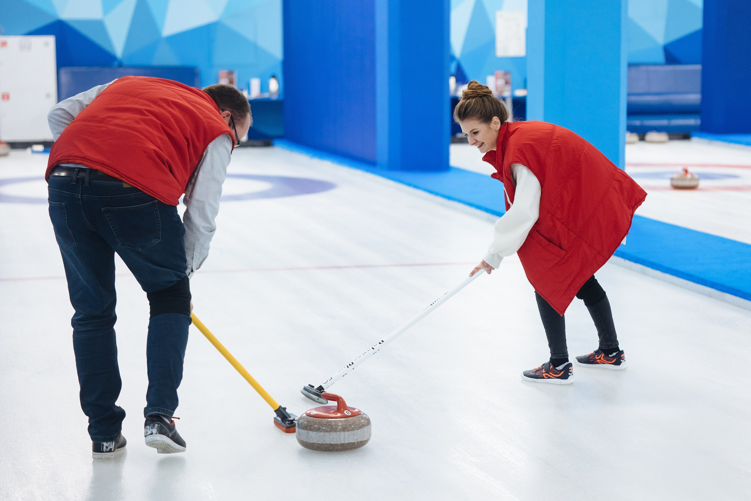 Корпоратив в кёрлинге. Свадебный и семейный фотограф Екатерина Иванова