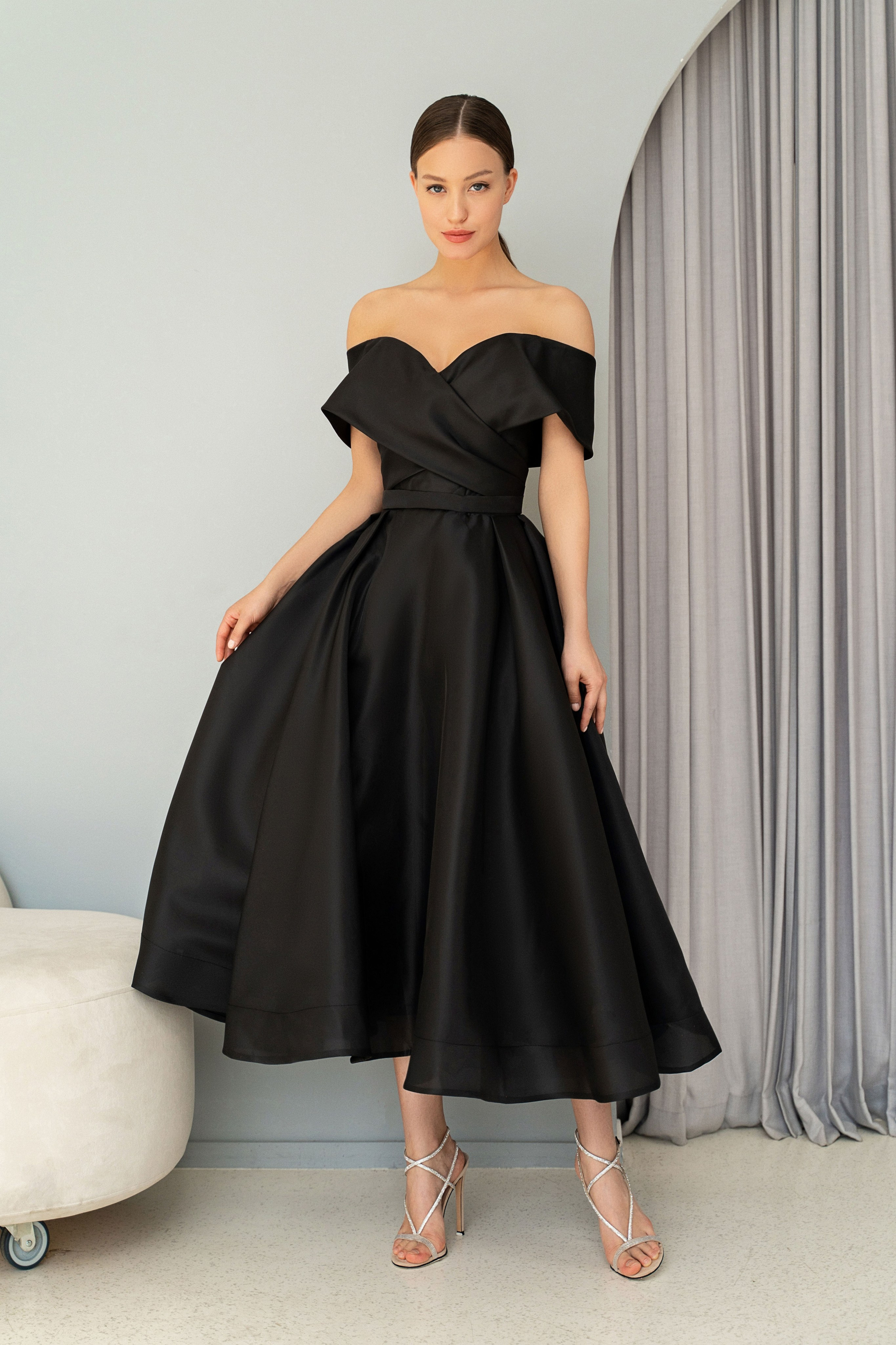 Съемка вечерних платьев NOLLA с Анастасией. Свадебный и портретный фотограф Клипа Максим