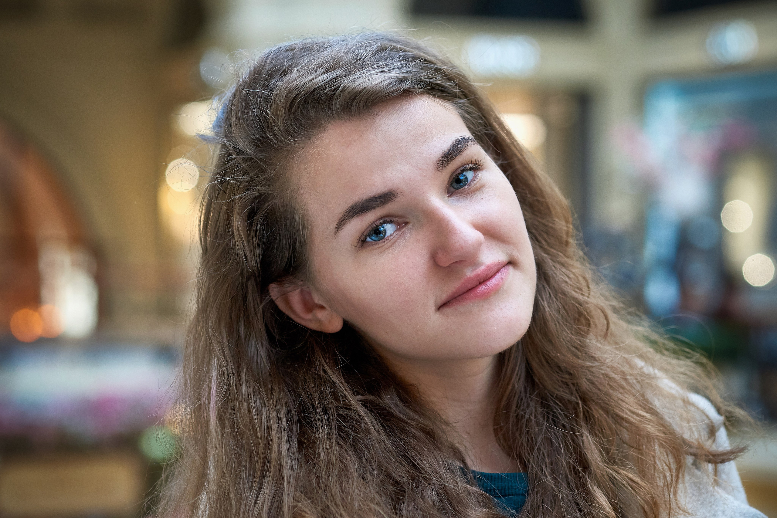 Портретная фотография в ГУМе, Москва