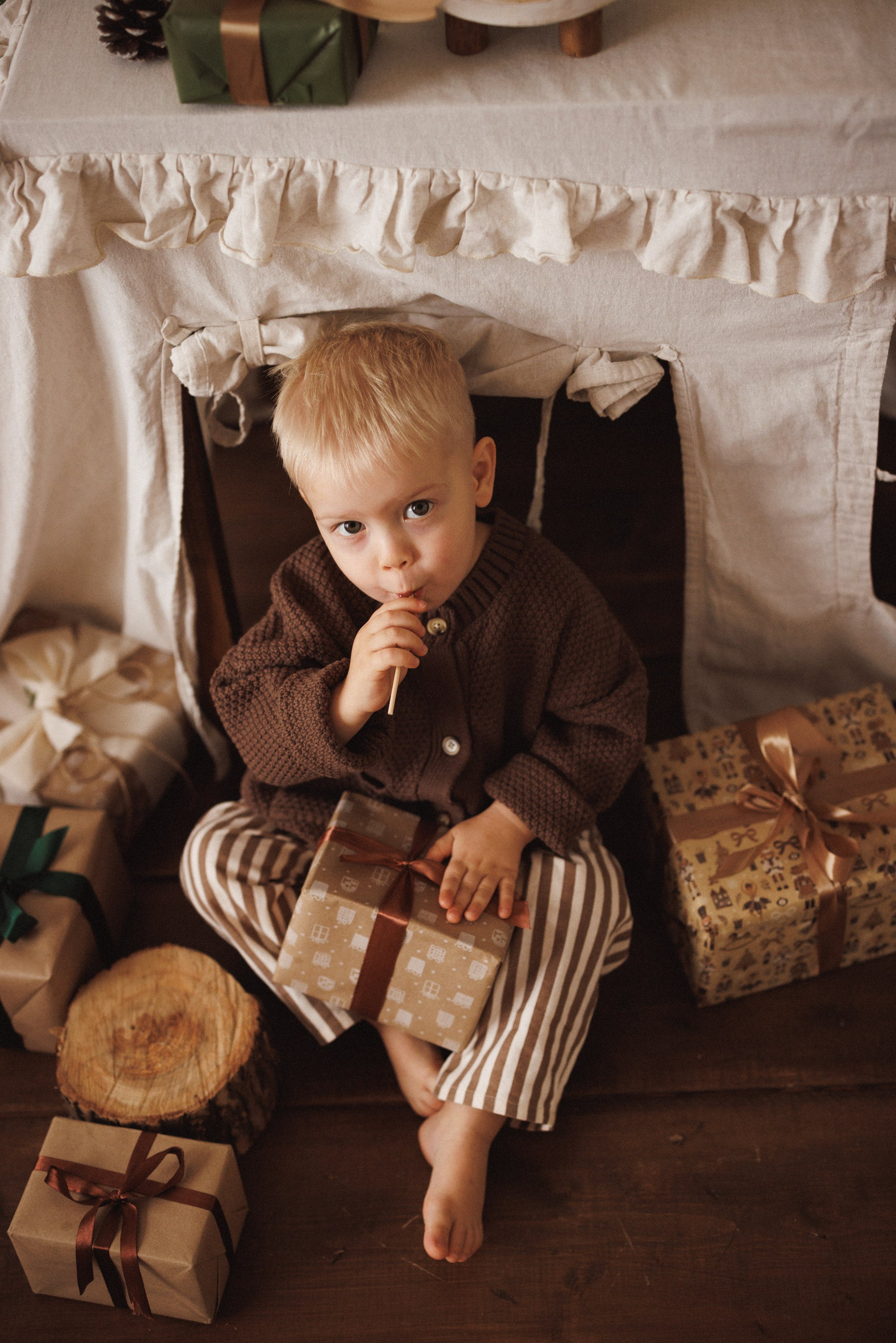 Новогодняя фотосессия в фотостудии «Mestone», город Краснодар. Семейный и детский фотограф в Краснодаре Анна Трашкова