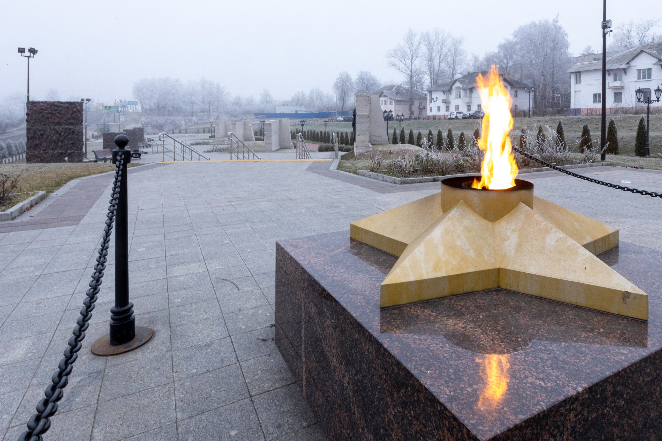 Иней — Менделеевский. Мемориалы Героям Великой Отечественной Войны. Фотограф в Туле Крупский АнДРей. Фотостудия «КАДР71» в Туле