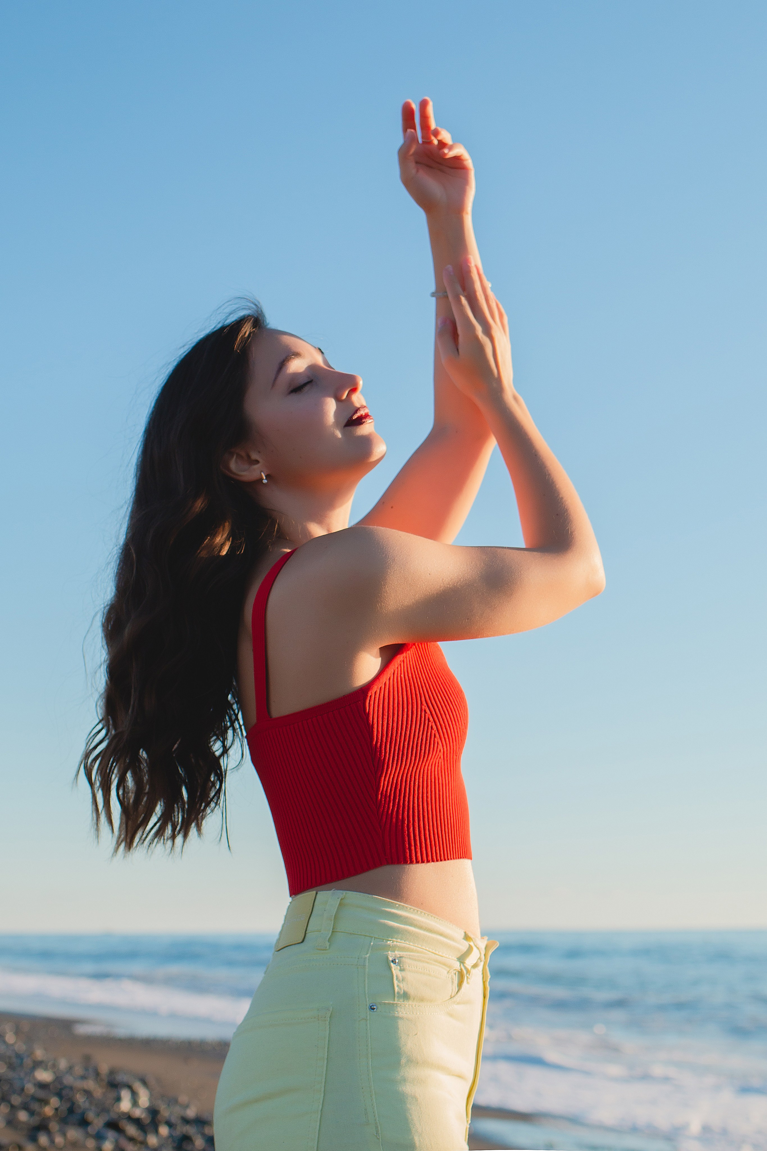 Фотосессия персональная на море на закате в Адлере и Сочи. Фотограф Сочи Адлер. Солькаева Анастасия