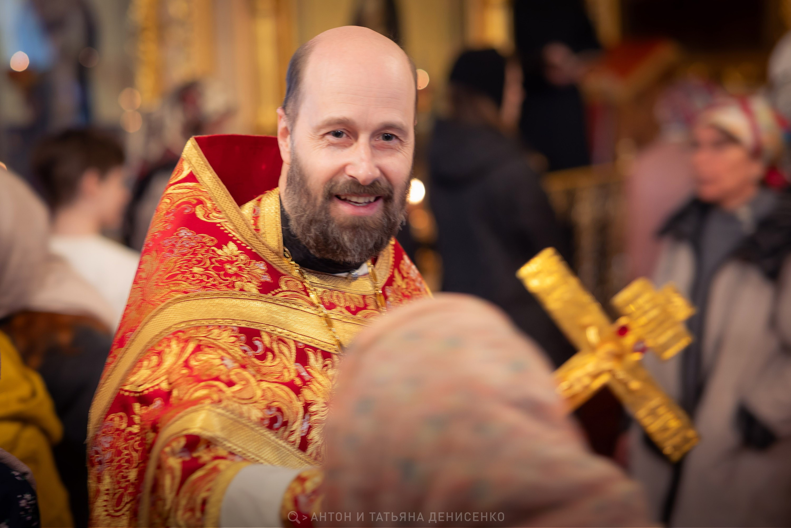 Храм Преображения Господня в Богородском. Антипасха. Антон и Татьяна Денисенко — В храме