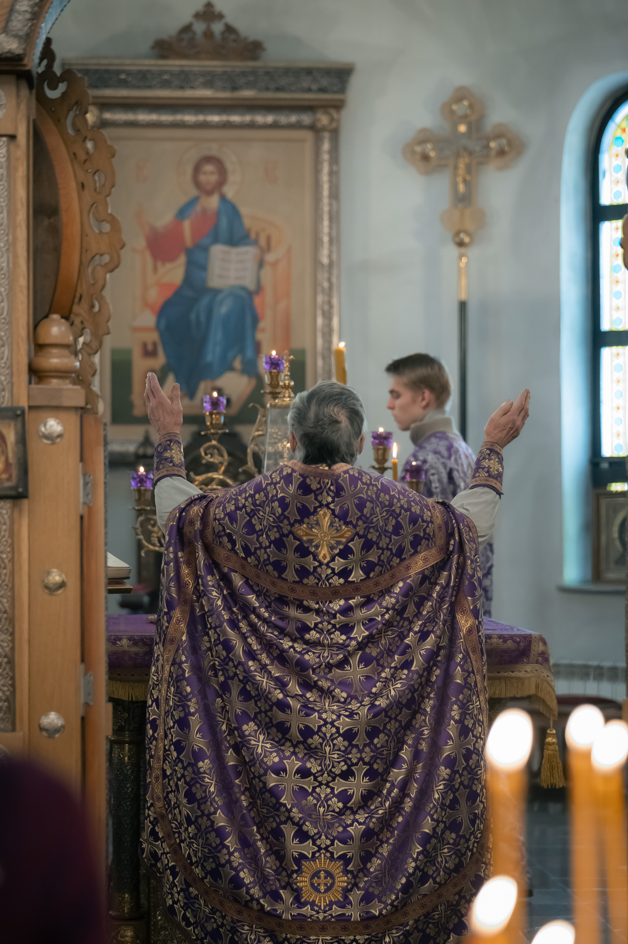 Предпразднство Благовещения Пресвятой Богородицы — Храм Алексия Мечёва в Вешняках. Антон и Татьяна Денисенко — В храме
